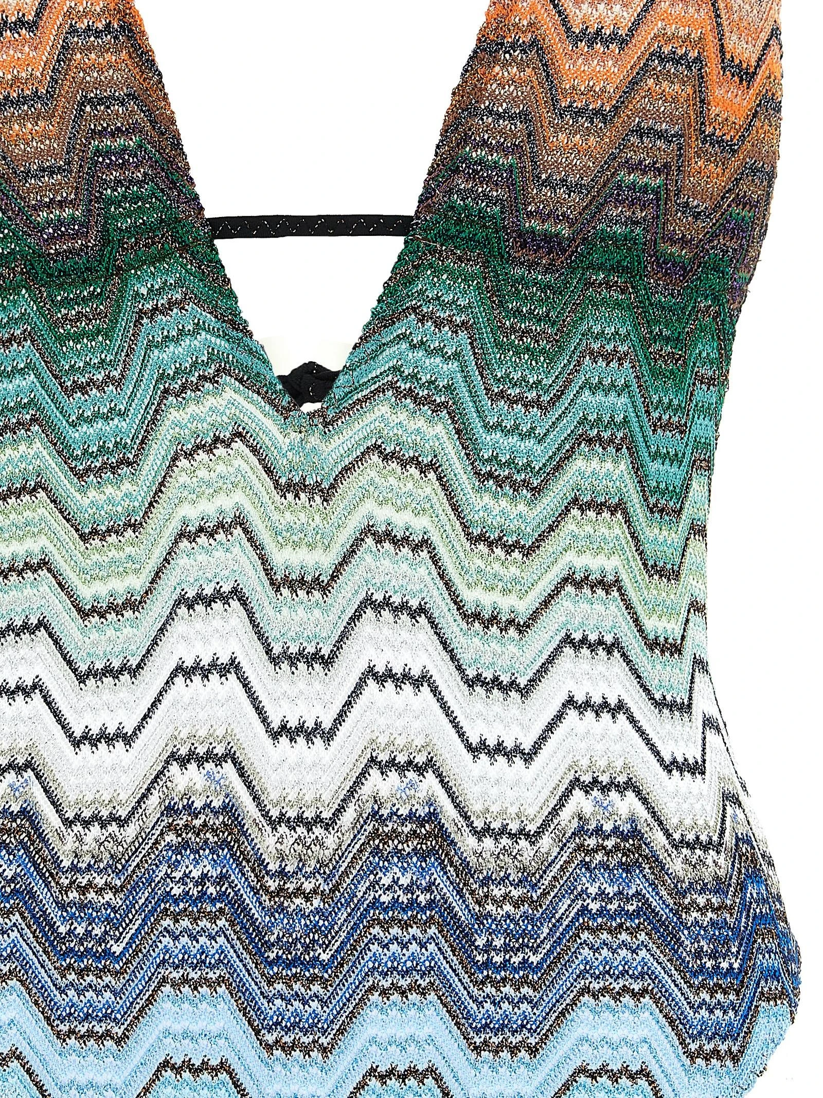 Greek pattern one-piece swimsuit