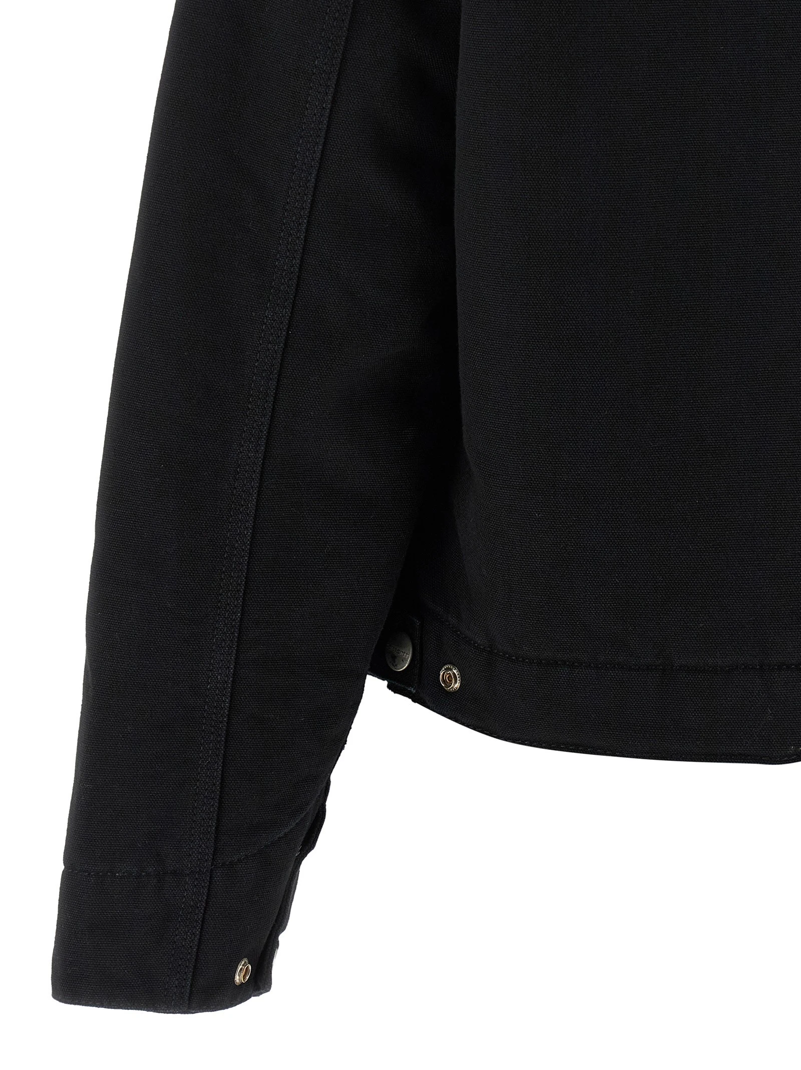 Detroit canvas jacket with front logo patch