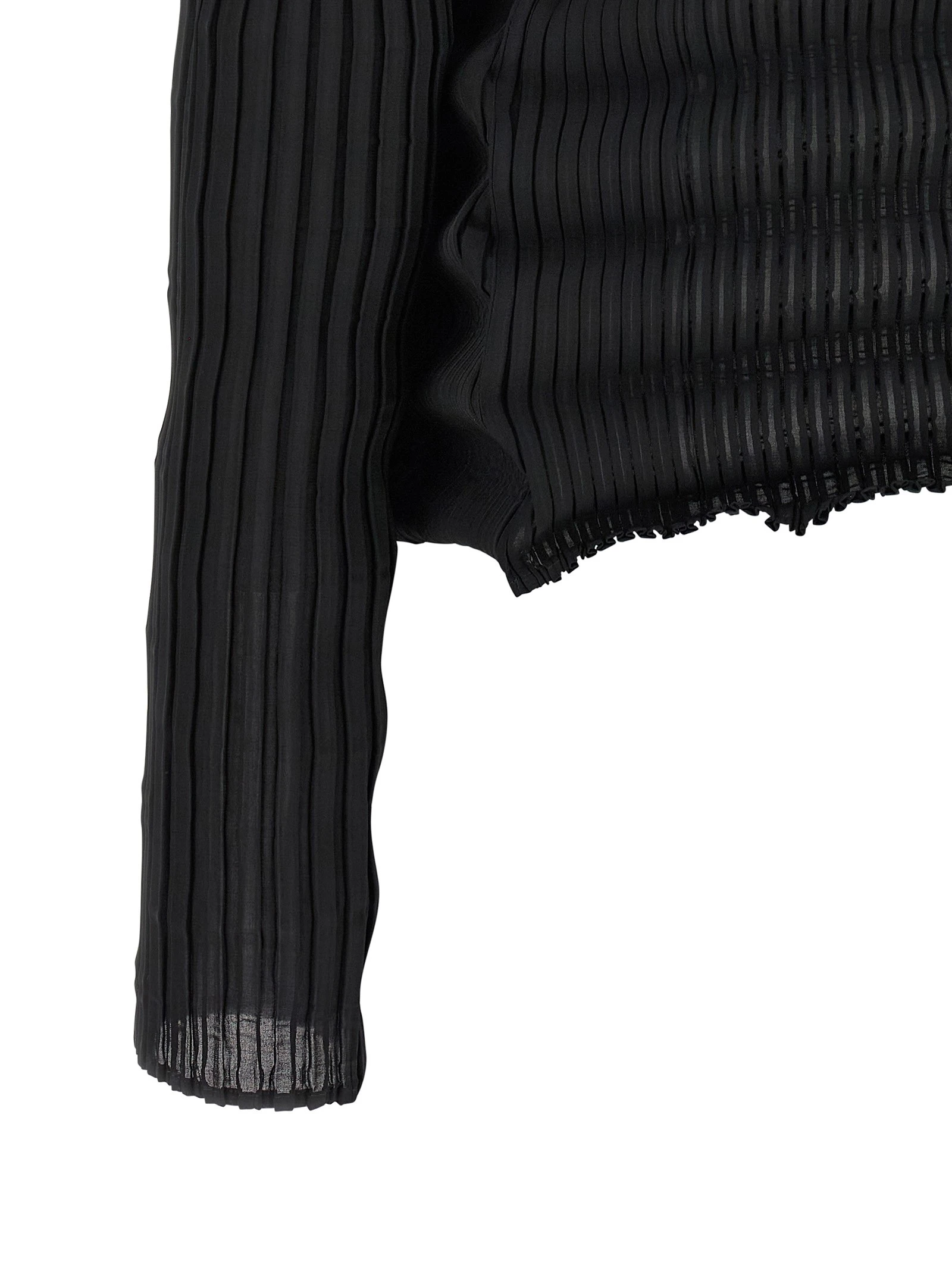 'Spring Pleats' cardigan