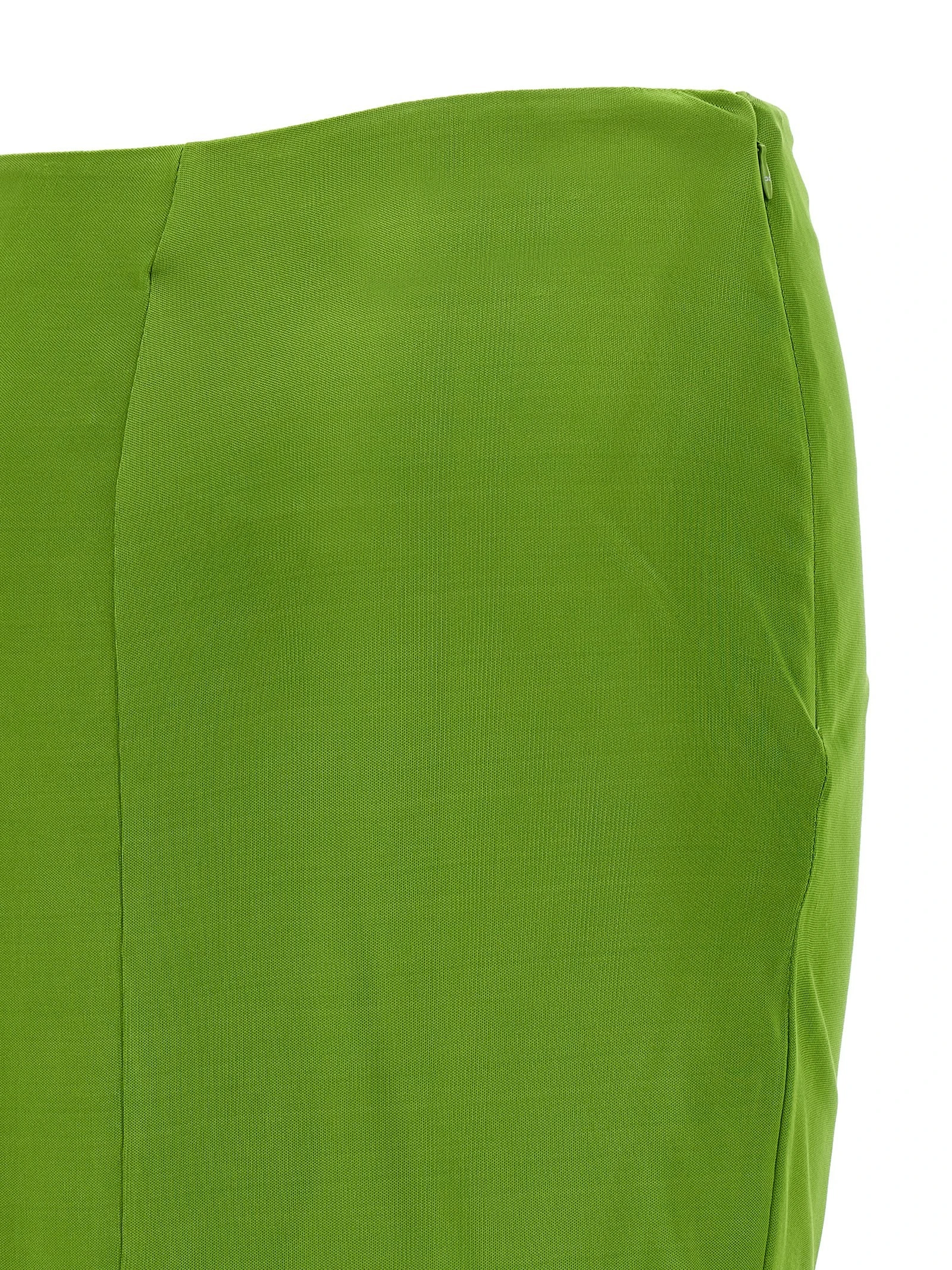 Shiny viscose skirt
