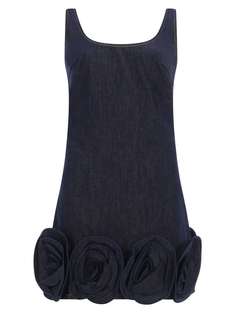 MINI DRESS WITH FLORAL DETAILS