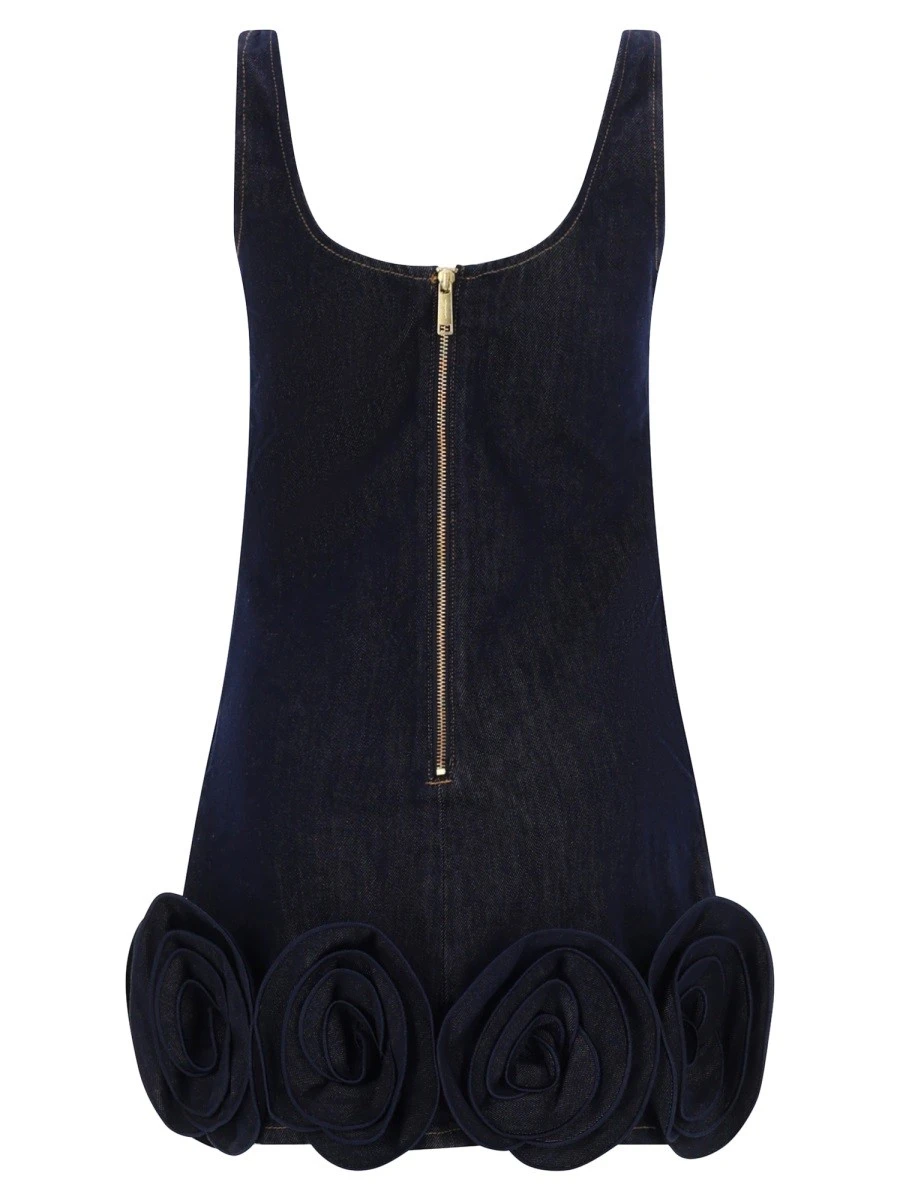 MINI DRESS WITH FLORAL DETAILS