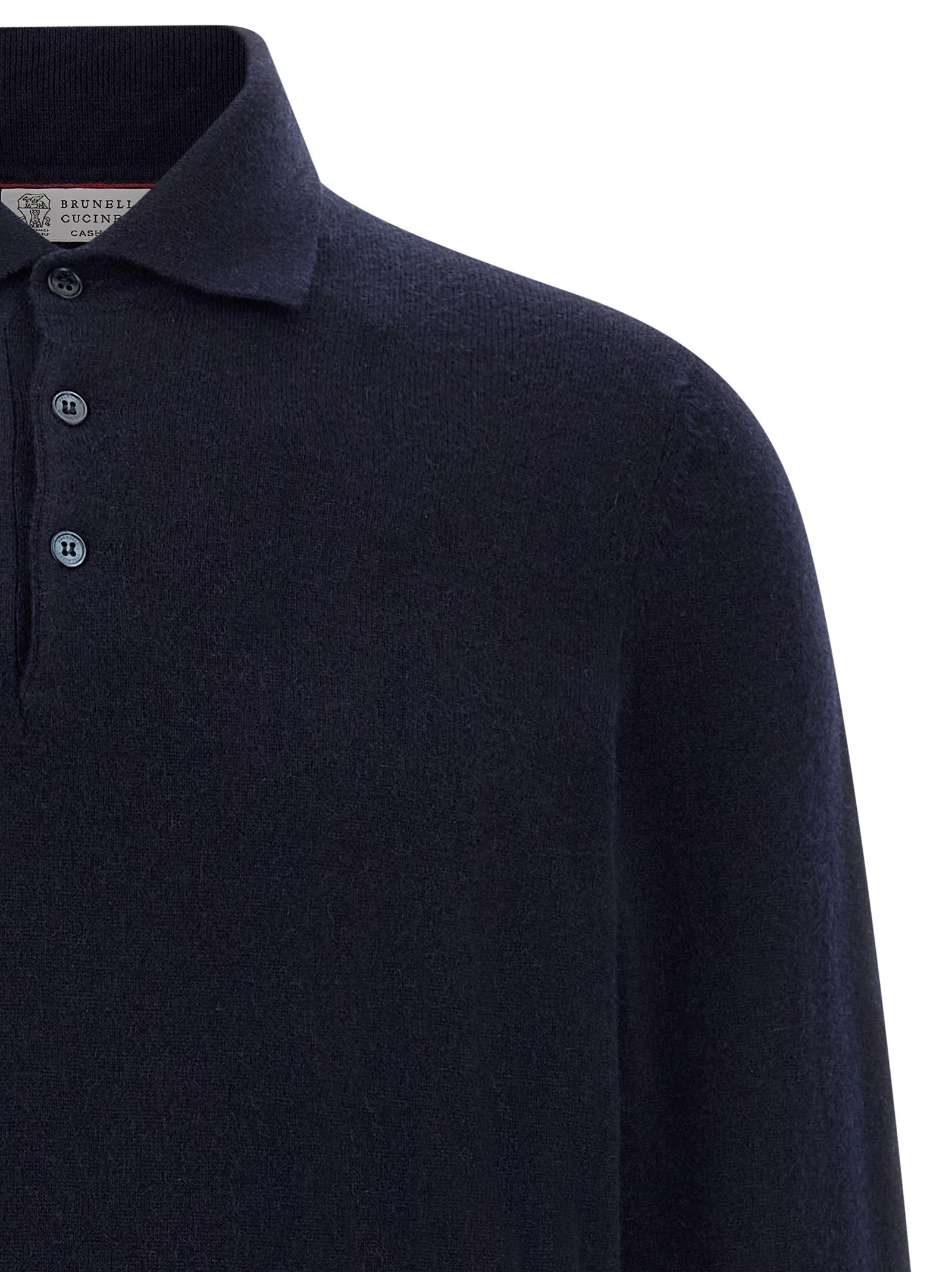 Cashmere polo shirt