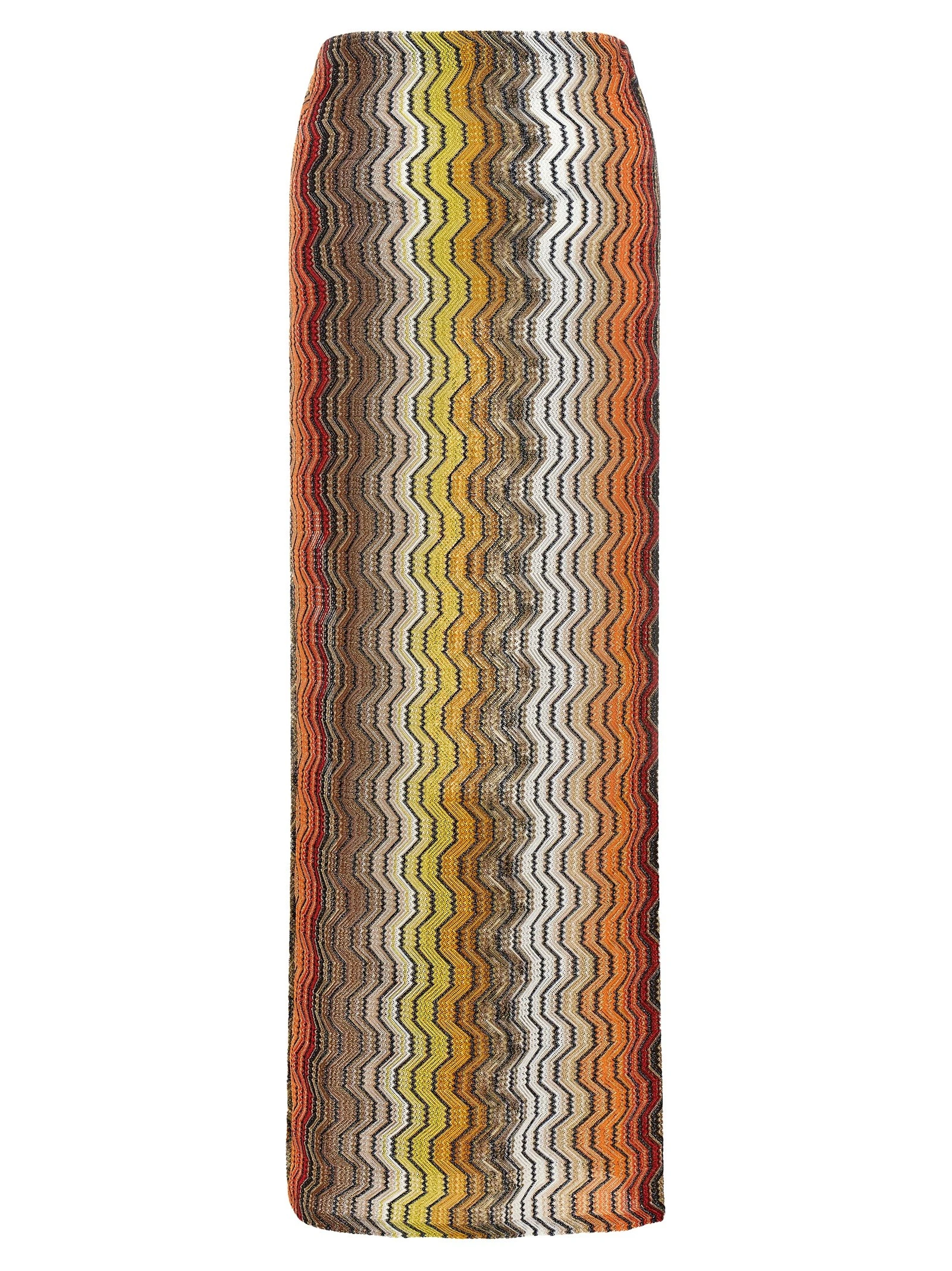 Greek zig pattern raschel skirt