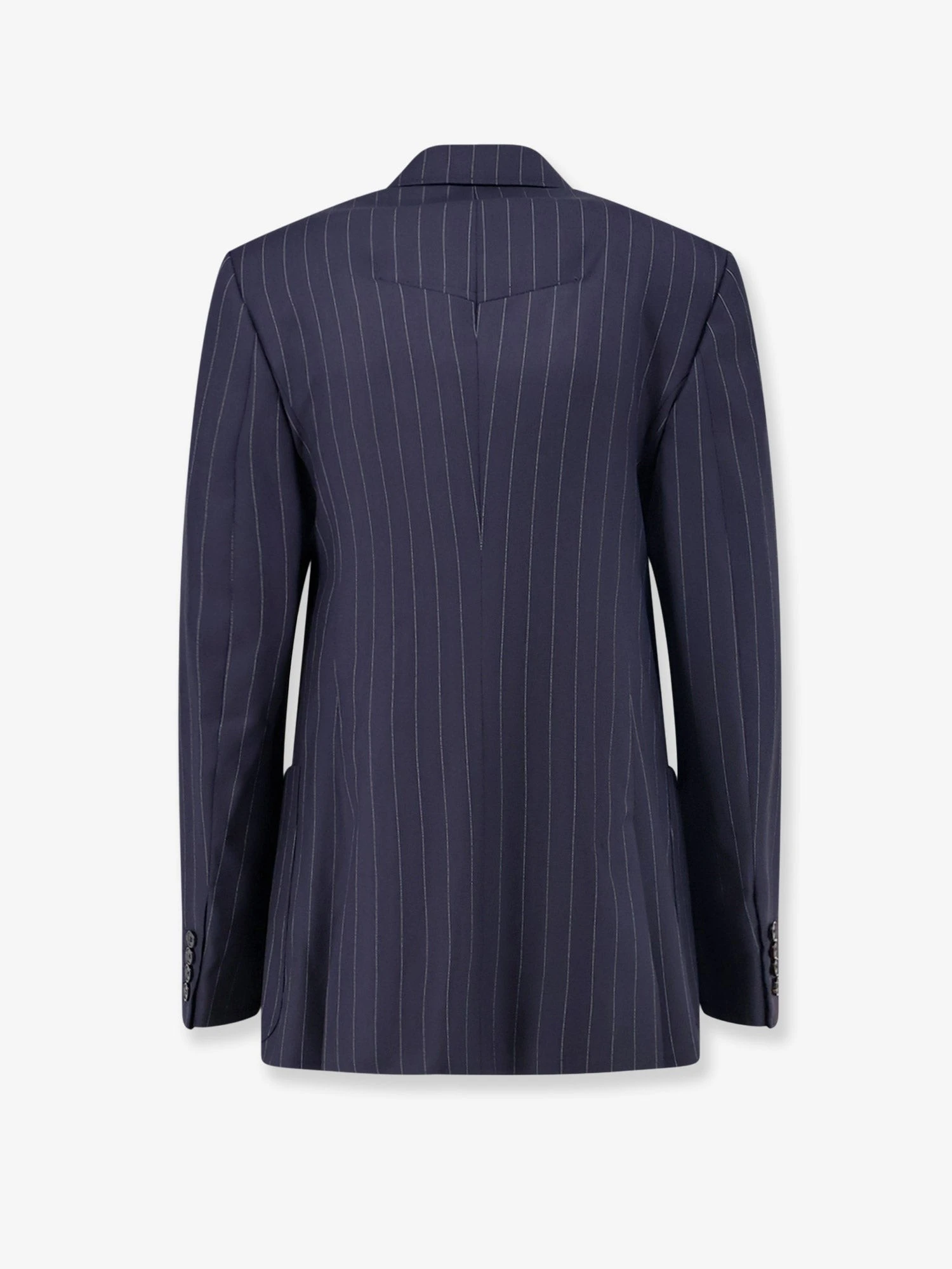 Double-breasted wool blazer