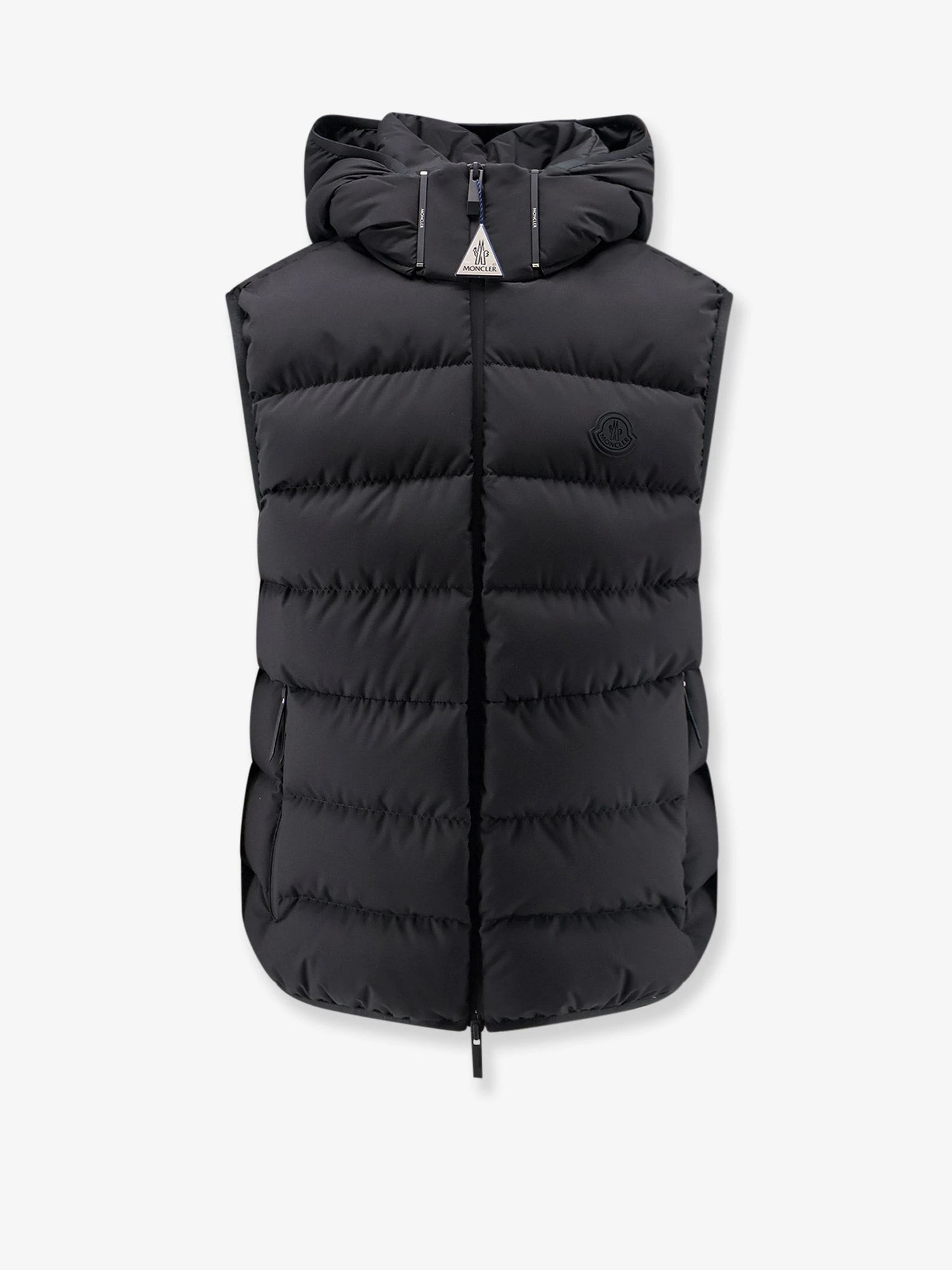 Arinella Matt Black sleeveless down jacket