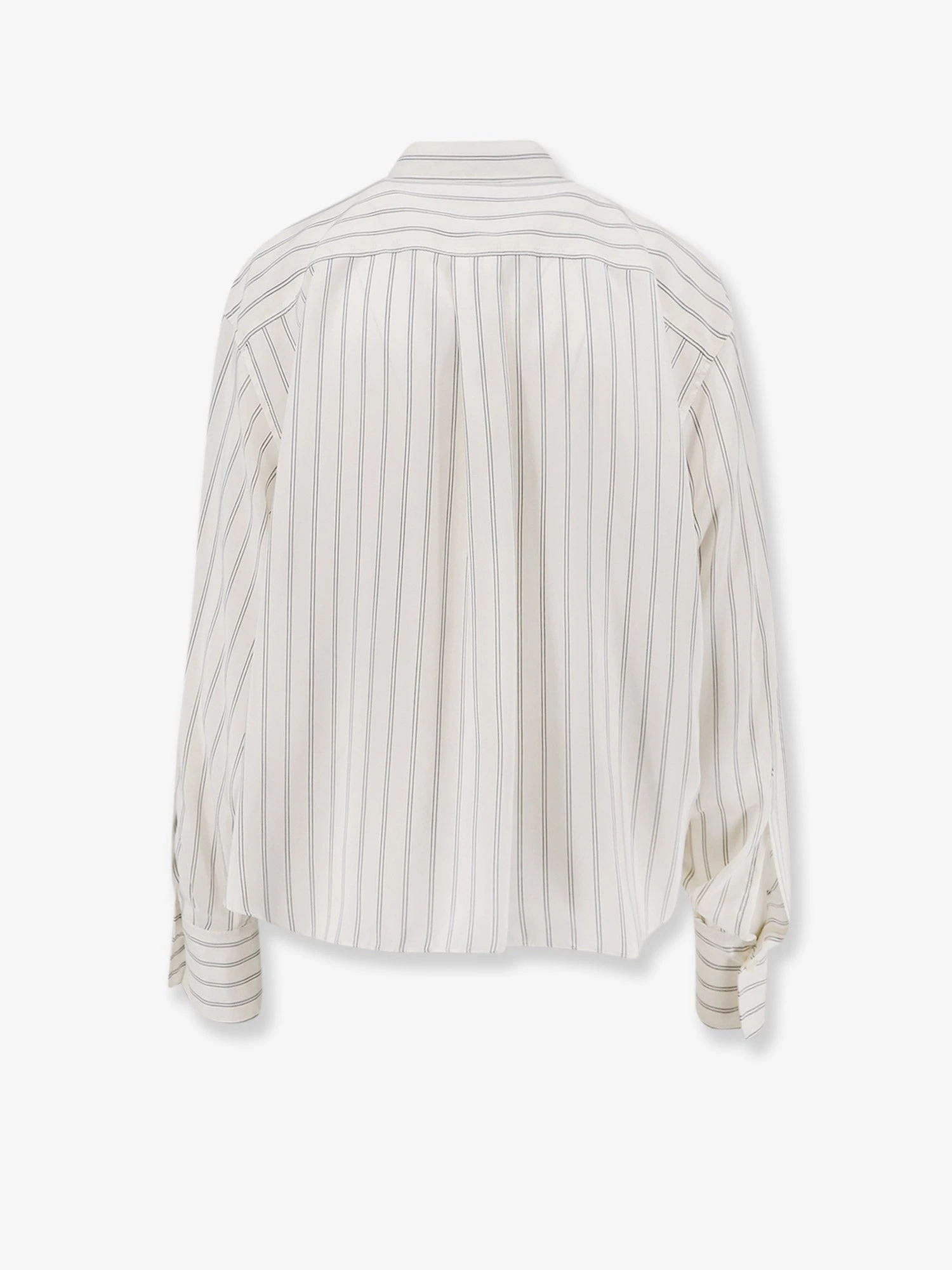 Striped silk shirt