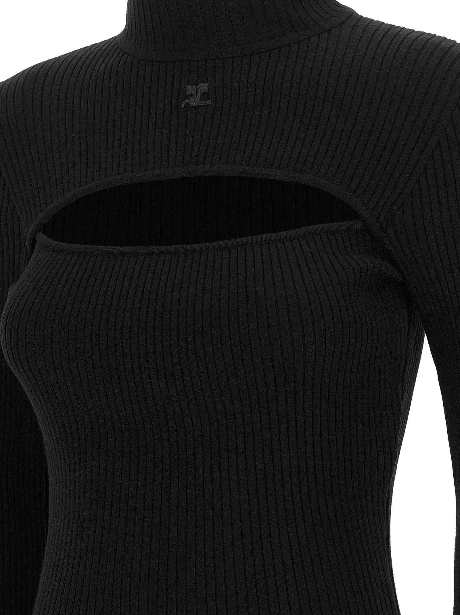Cut-out sweater