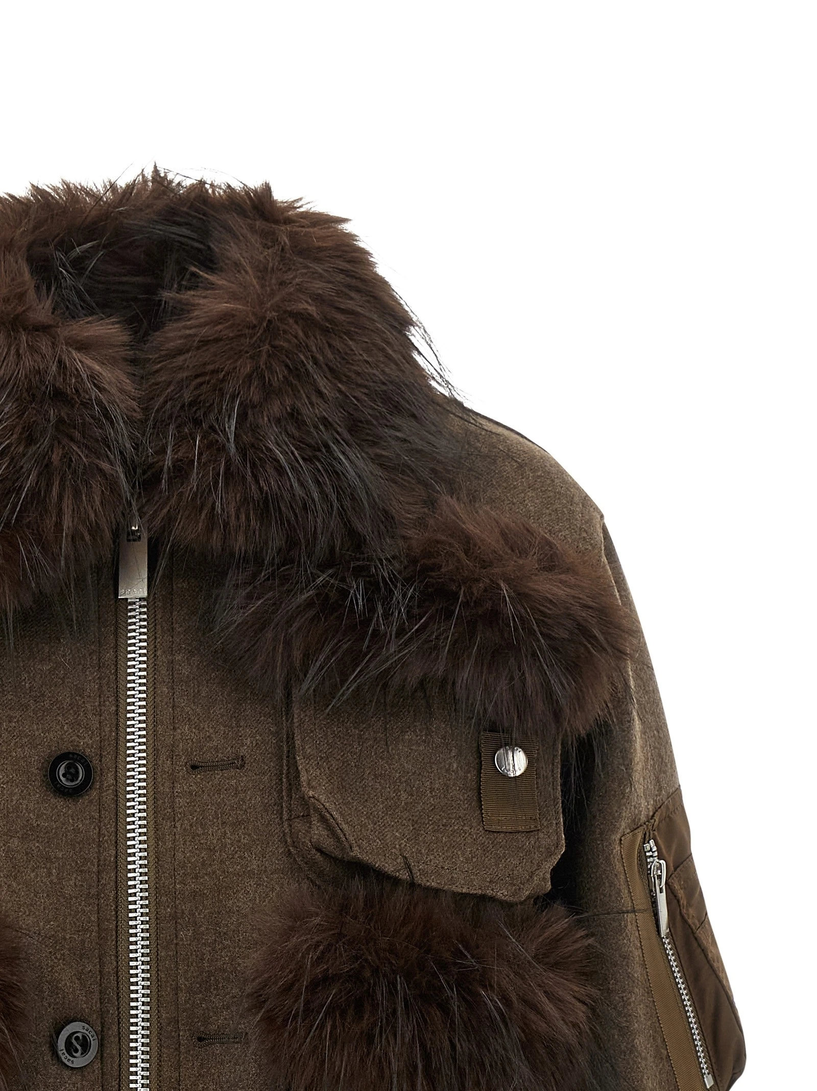 Double collar blouson