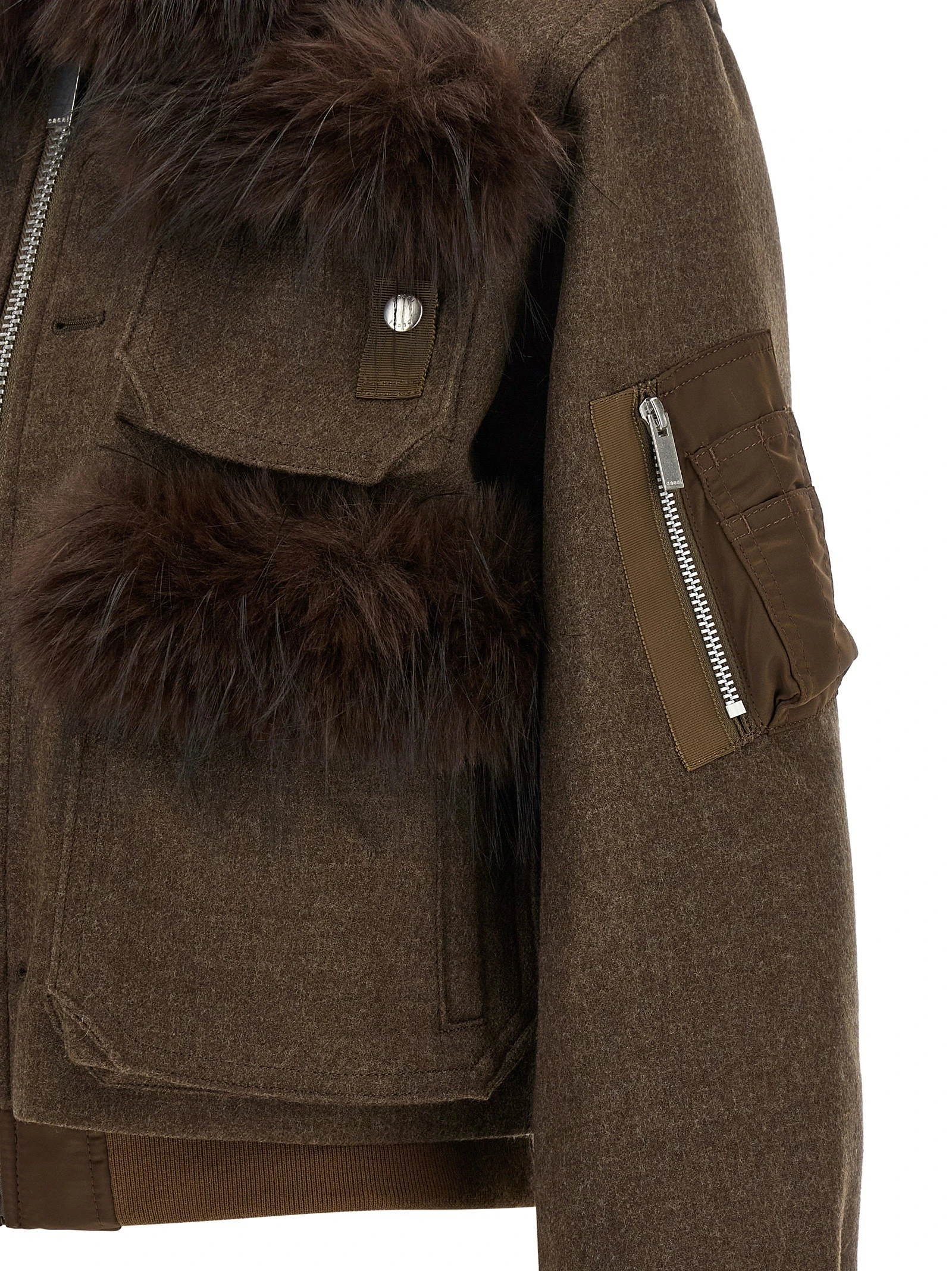 Double collar blouson