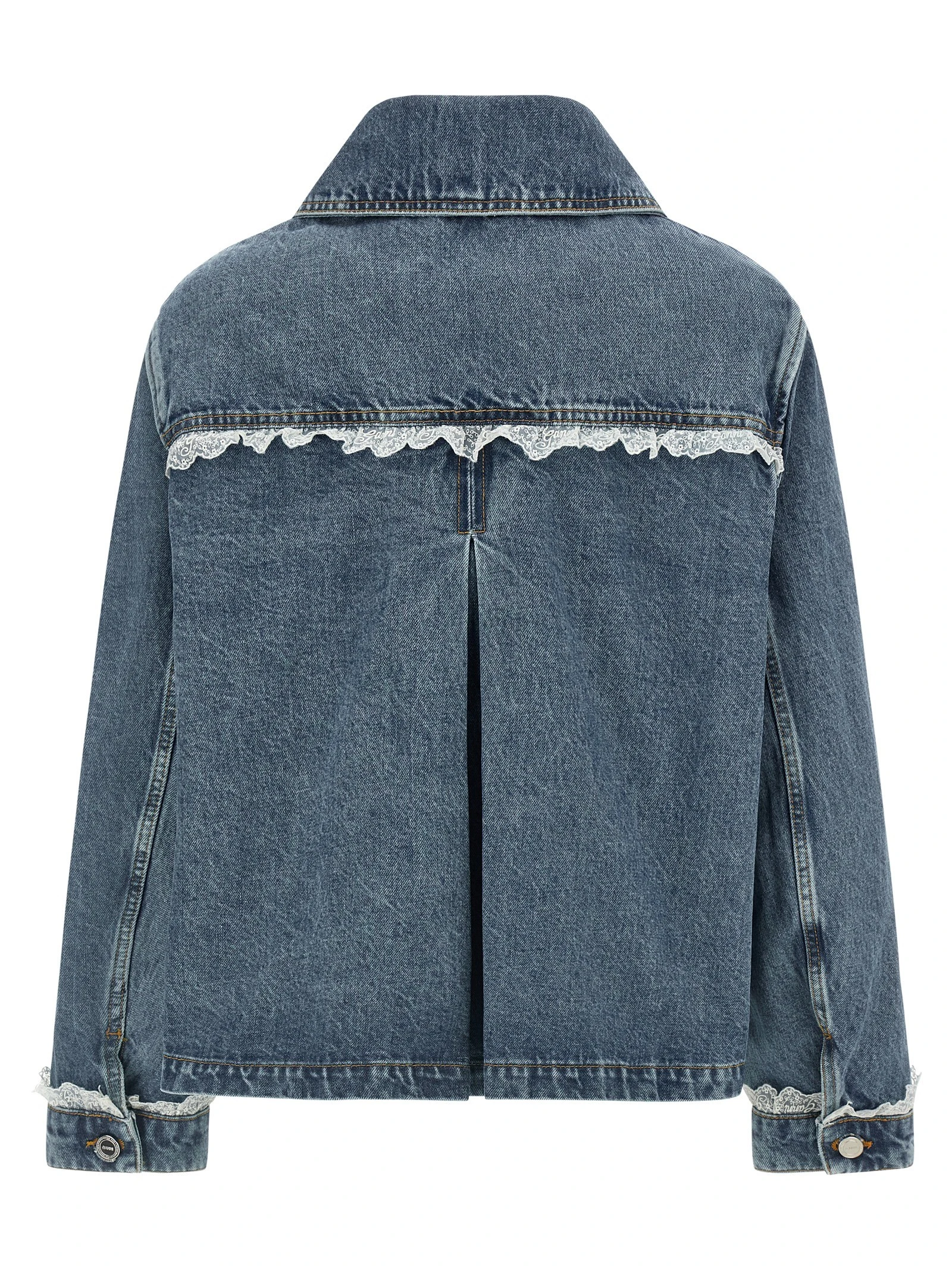 Denim and lace jacket