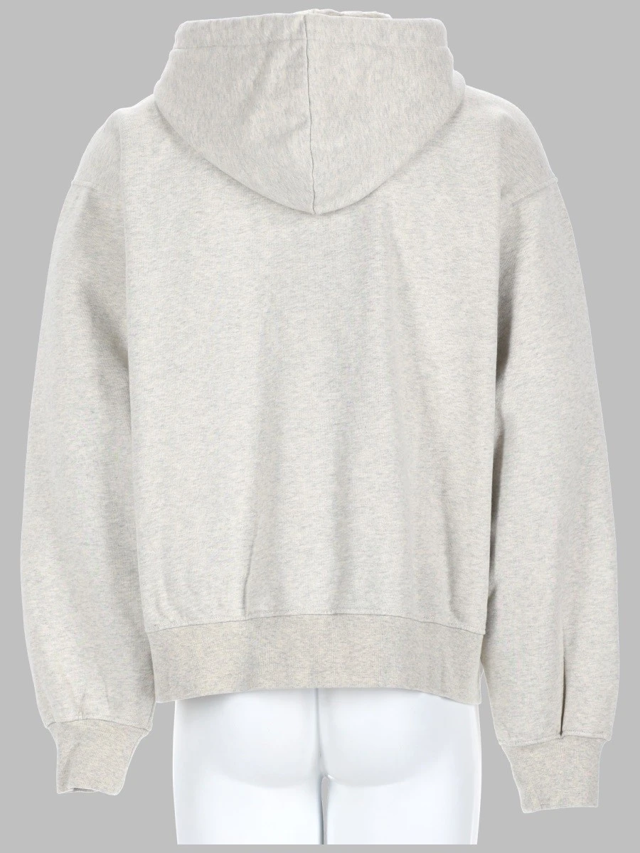 FELPA CON ZIP E CAPPUCCIO