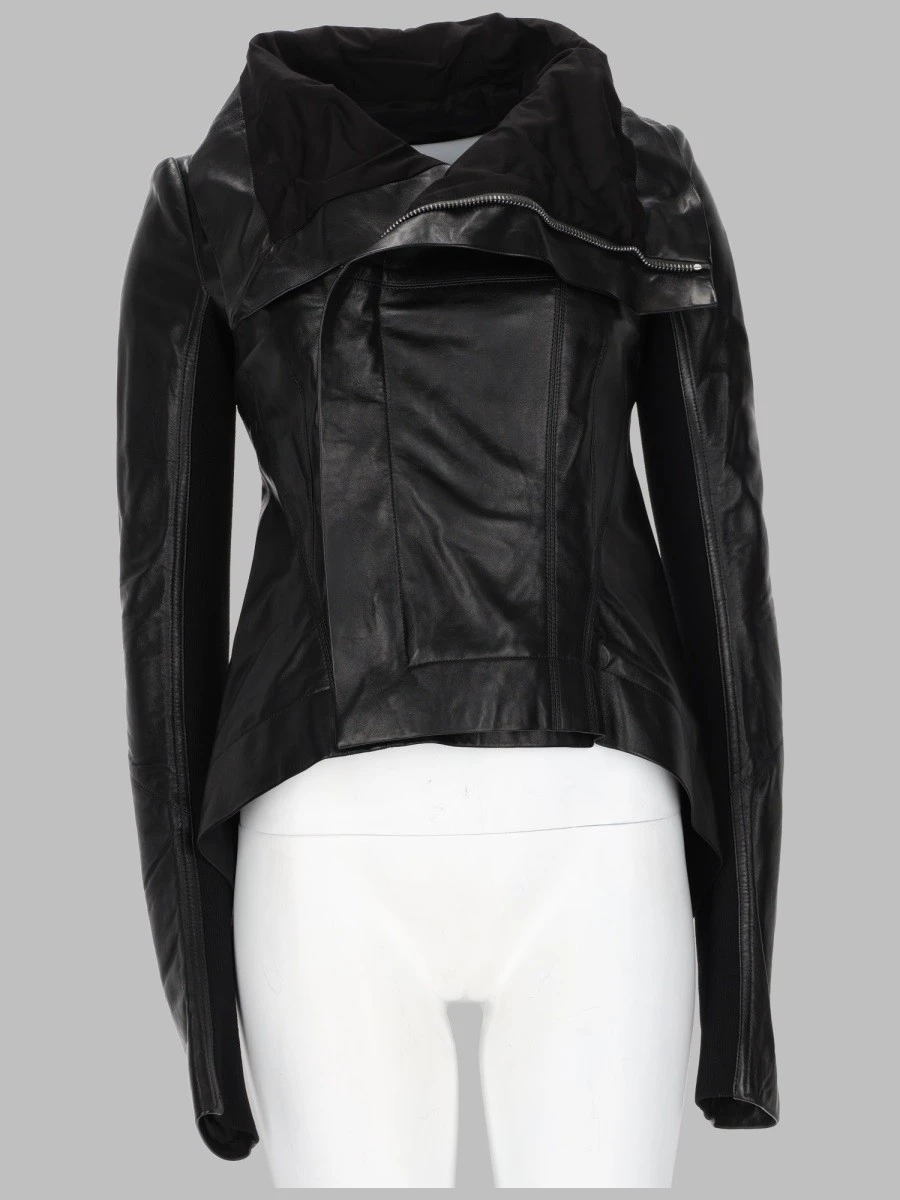 GIACCA BIKER IN PELLE "NASKA"