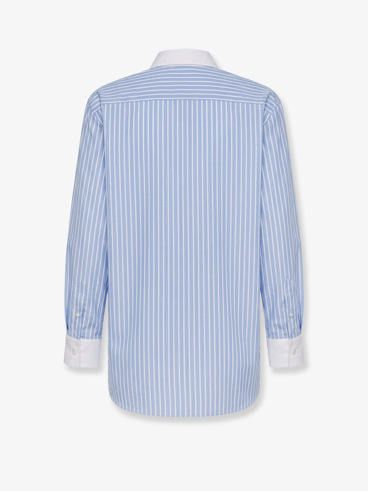 Cotton shirt with Dior embroidery