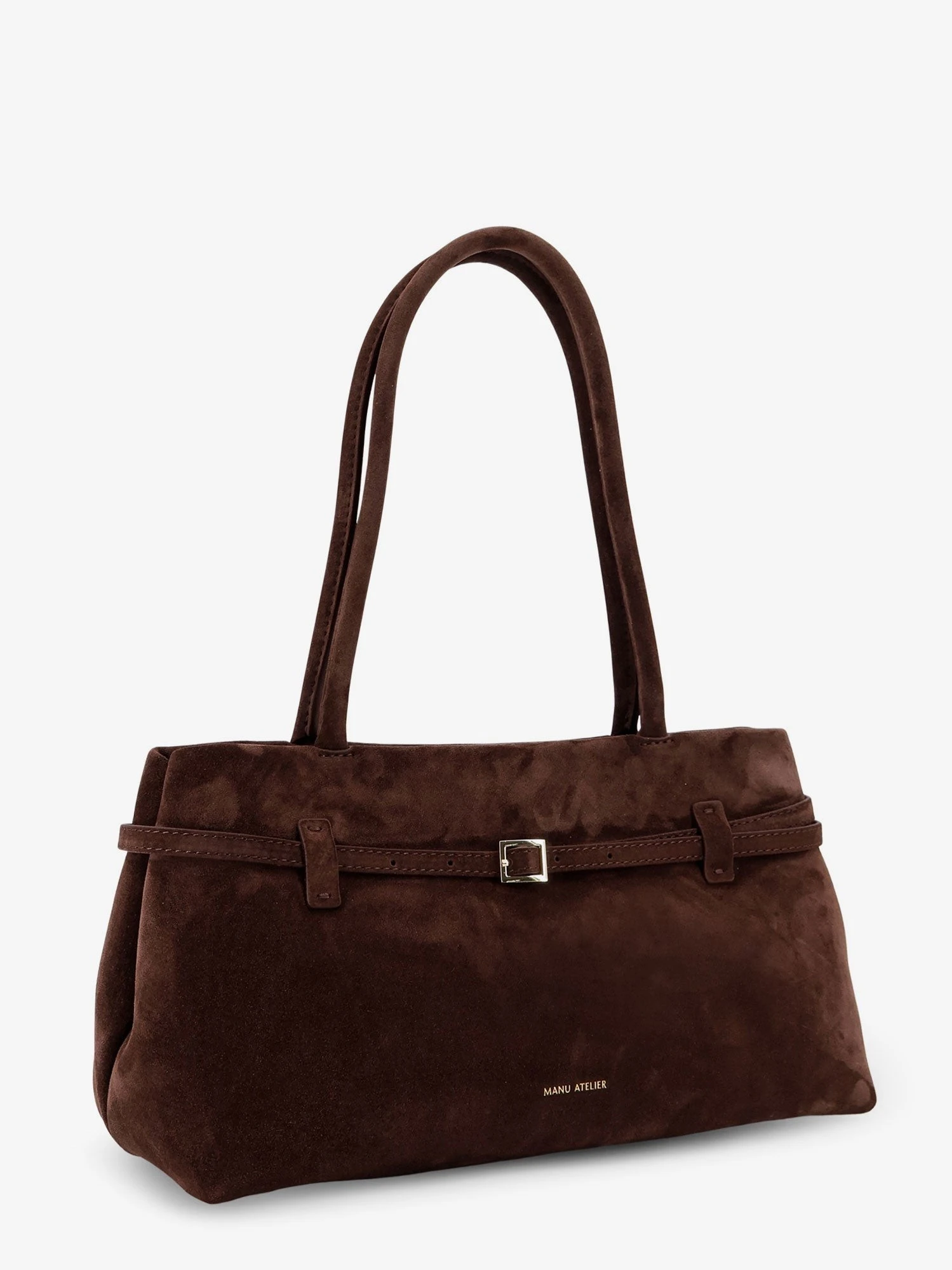 Le Cambon East West suede shoulder bag