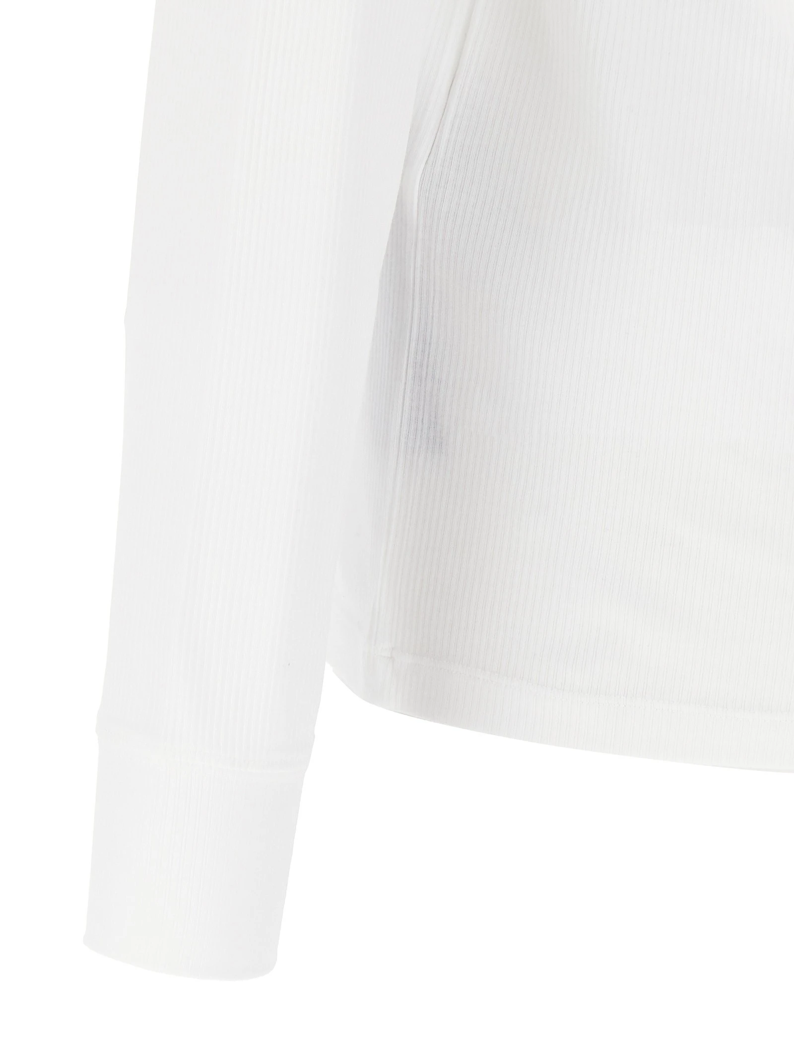 Ribbed cotton t-shirt
