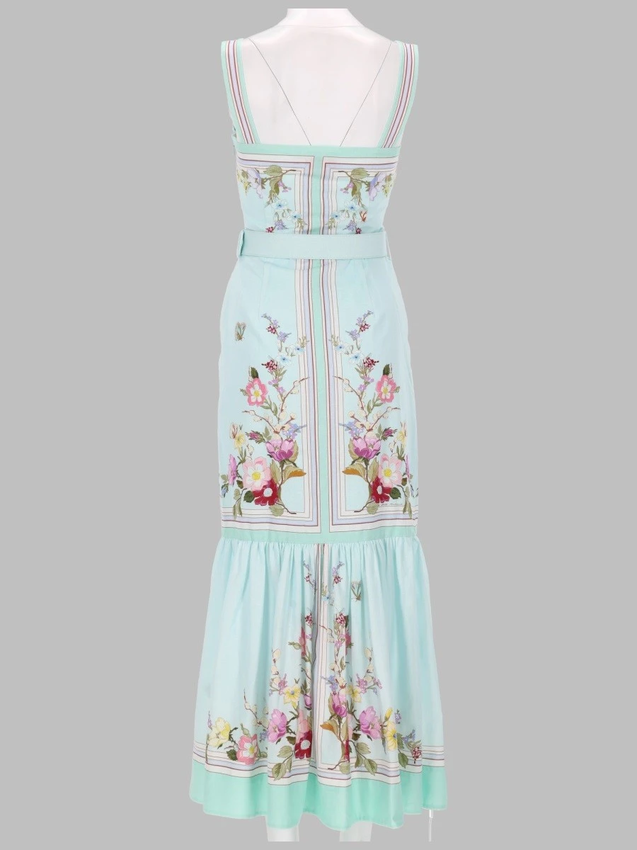 ABITO MIDI CON STAMPA FLOREALE