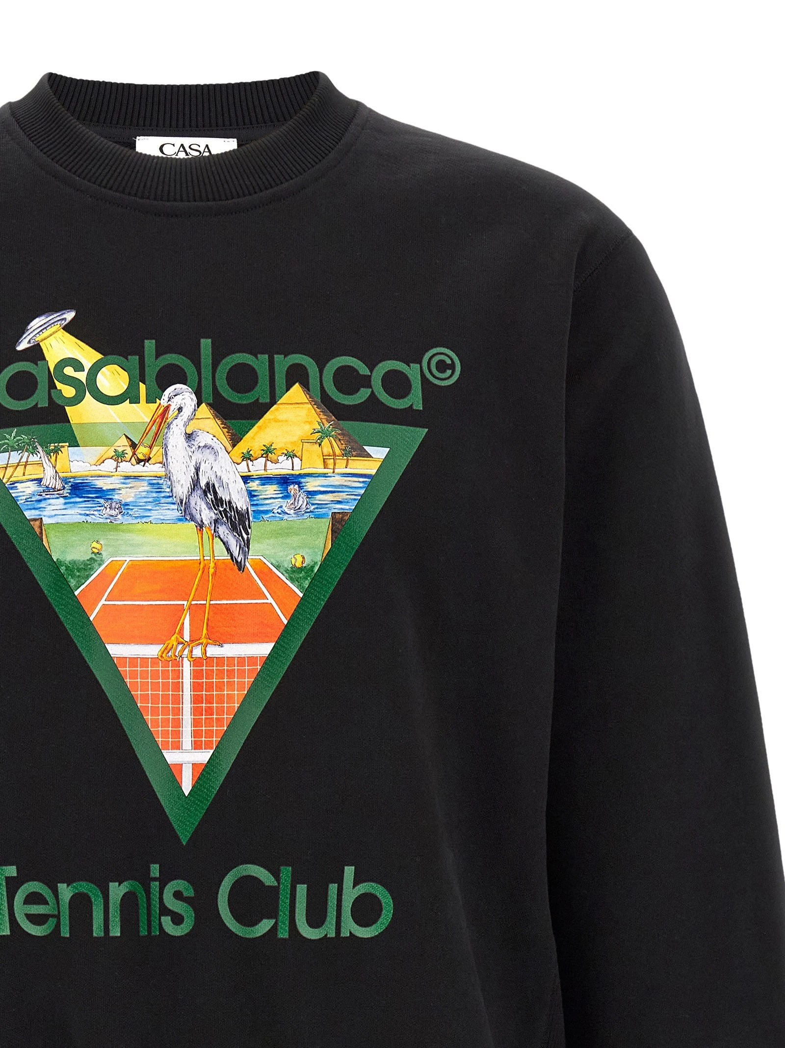 'Tennis Club' print sweatshirt