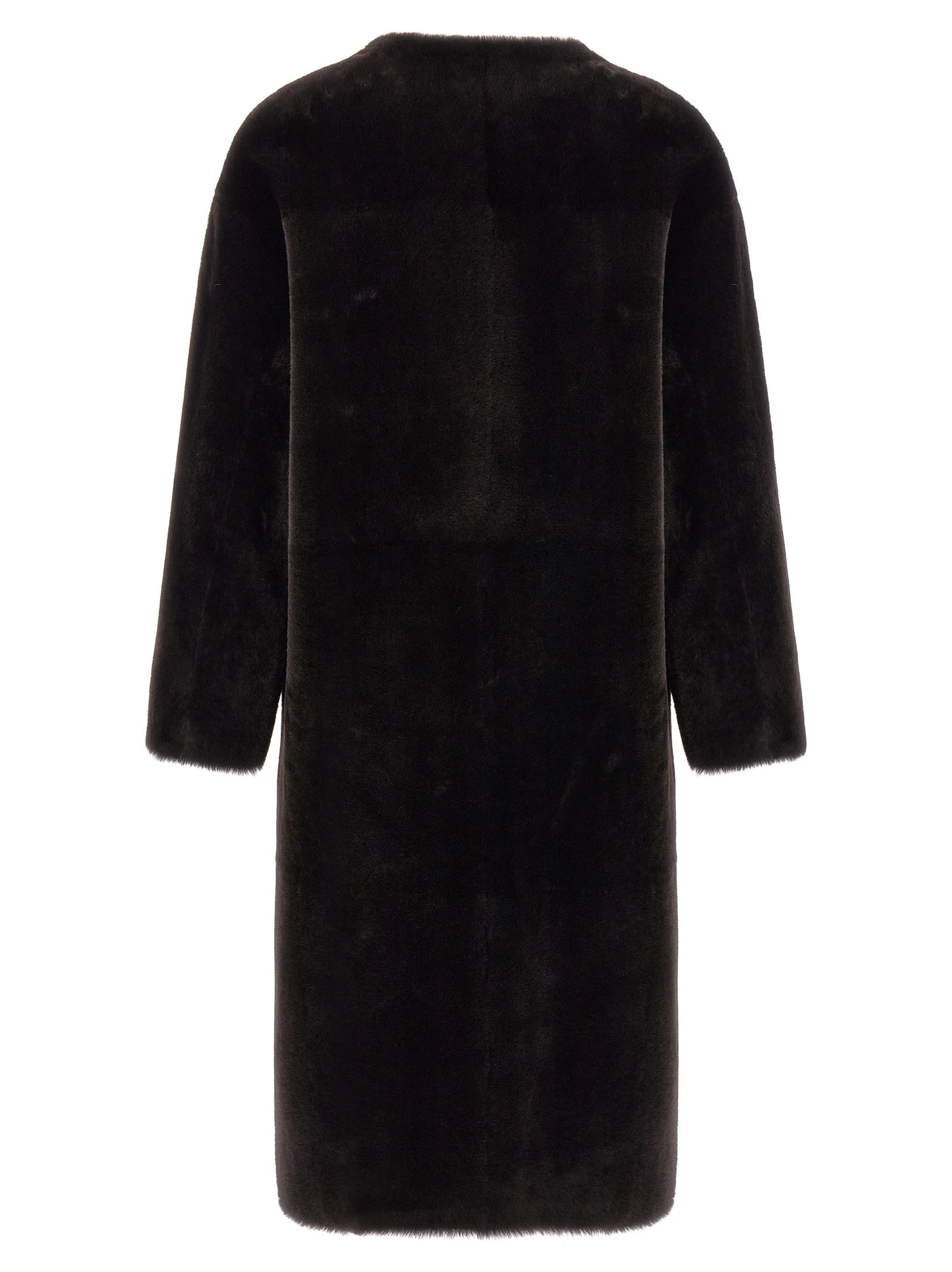 Long fur coat