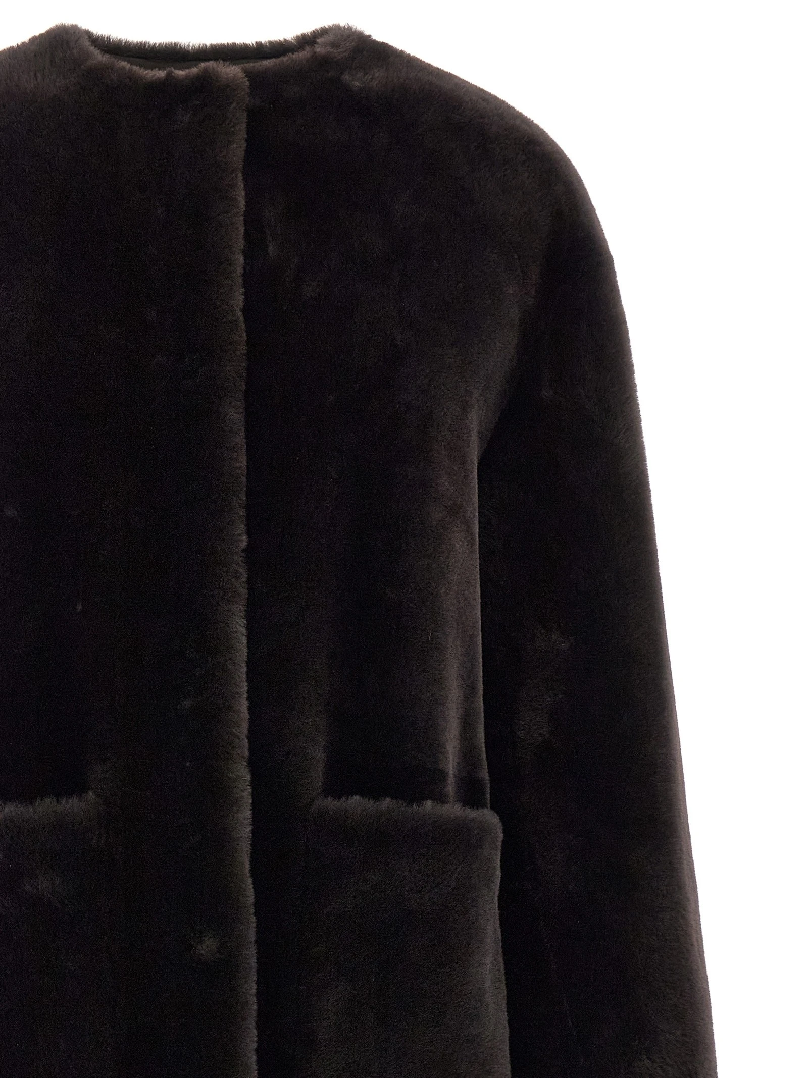 Long fur coat