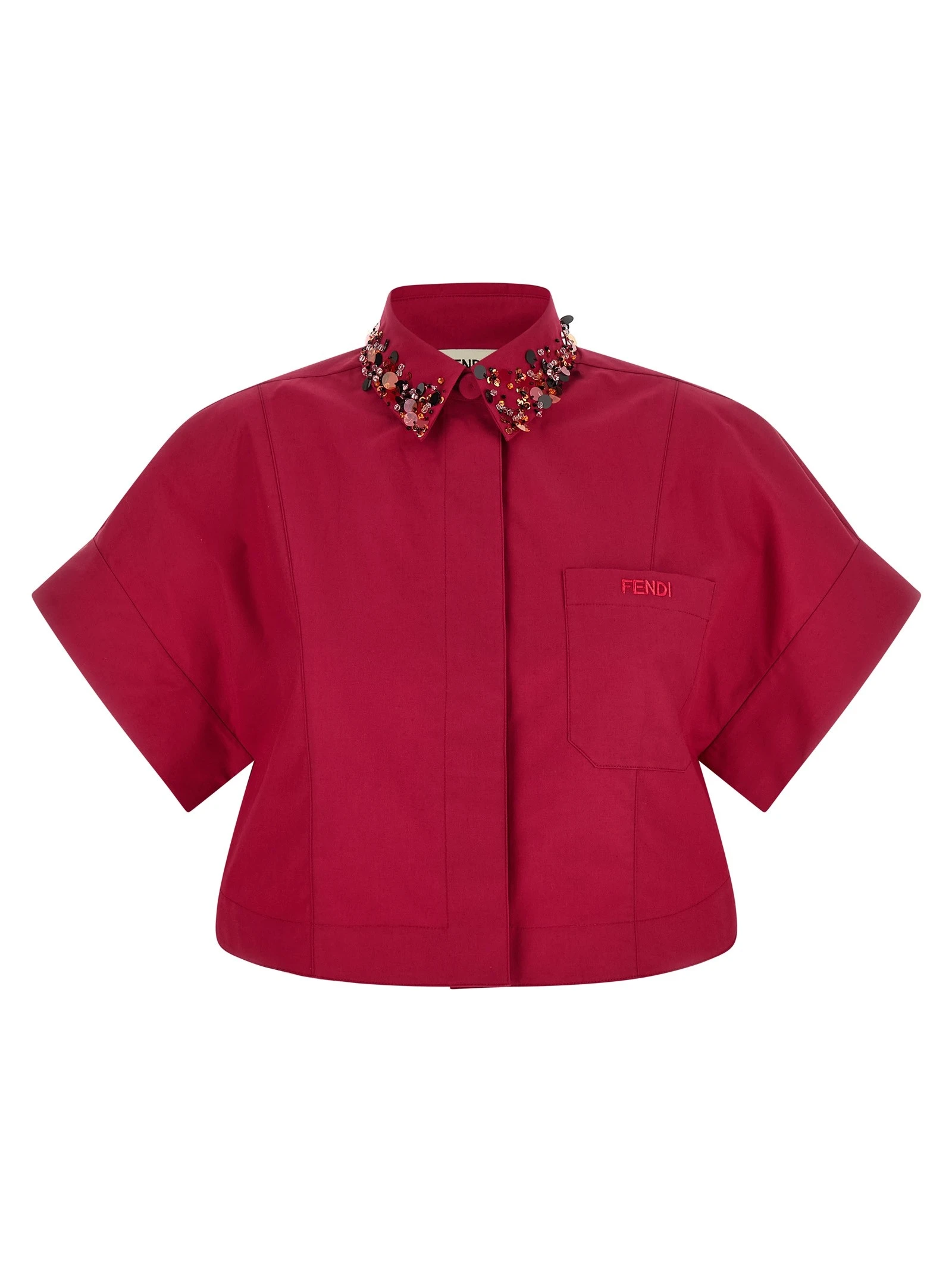 Shirt with embroidery