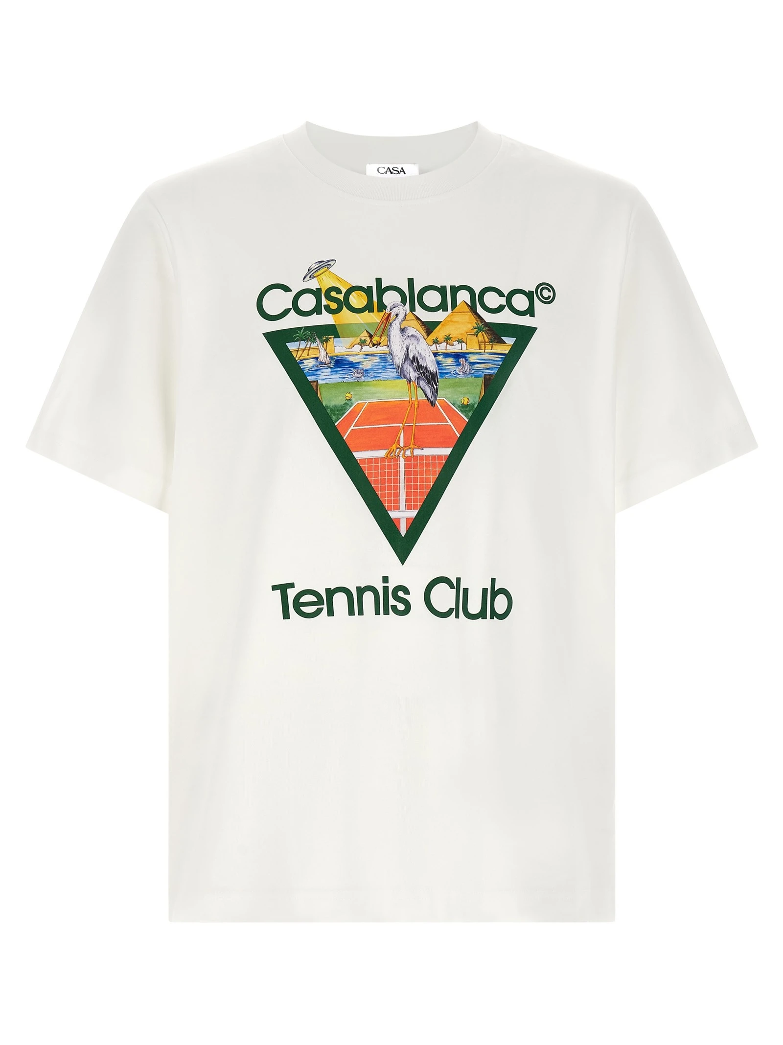 'Tennis Club' front print T-shirt