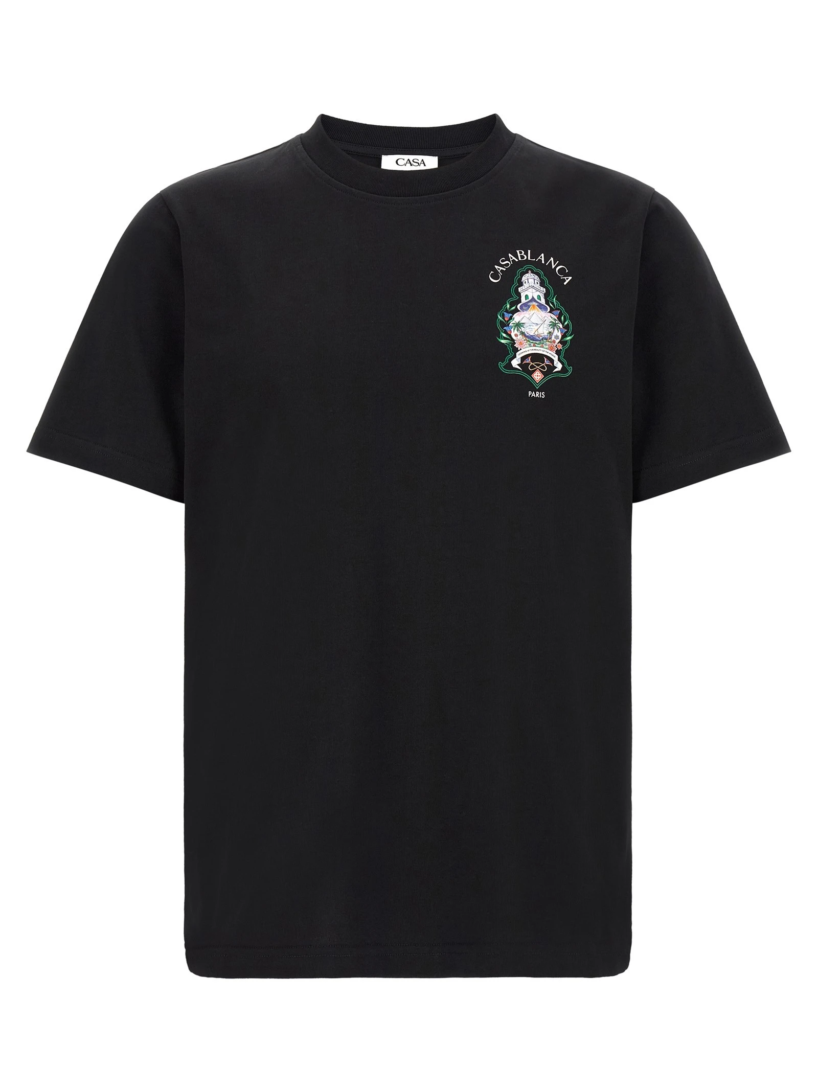 T-shirt with 'Hotel Emblem' print