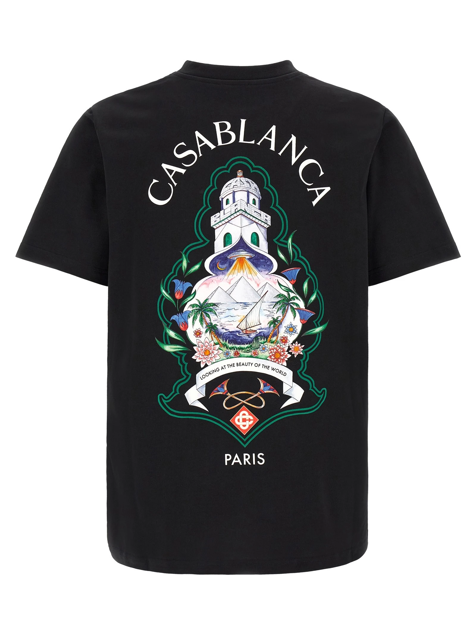 T-shirt with 'Hotel Emblem' print