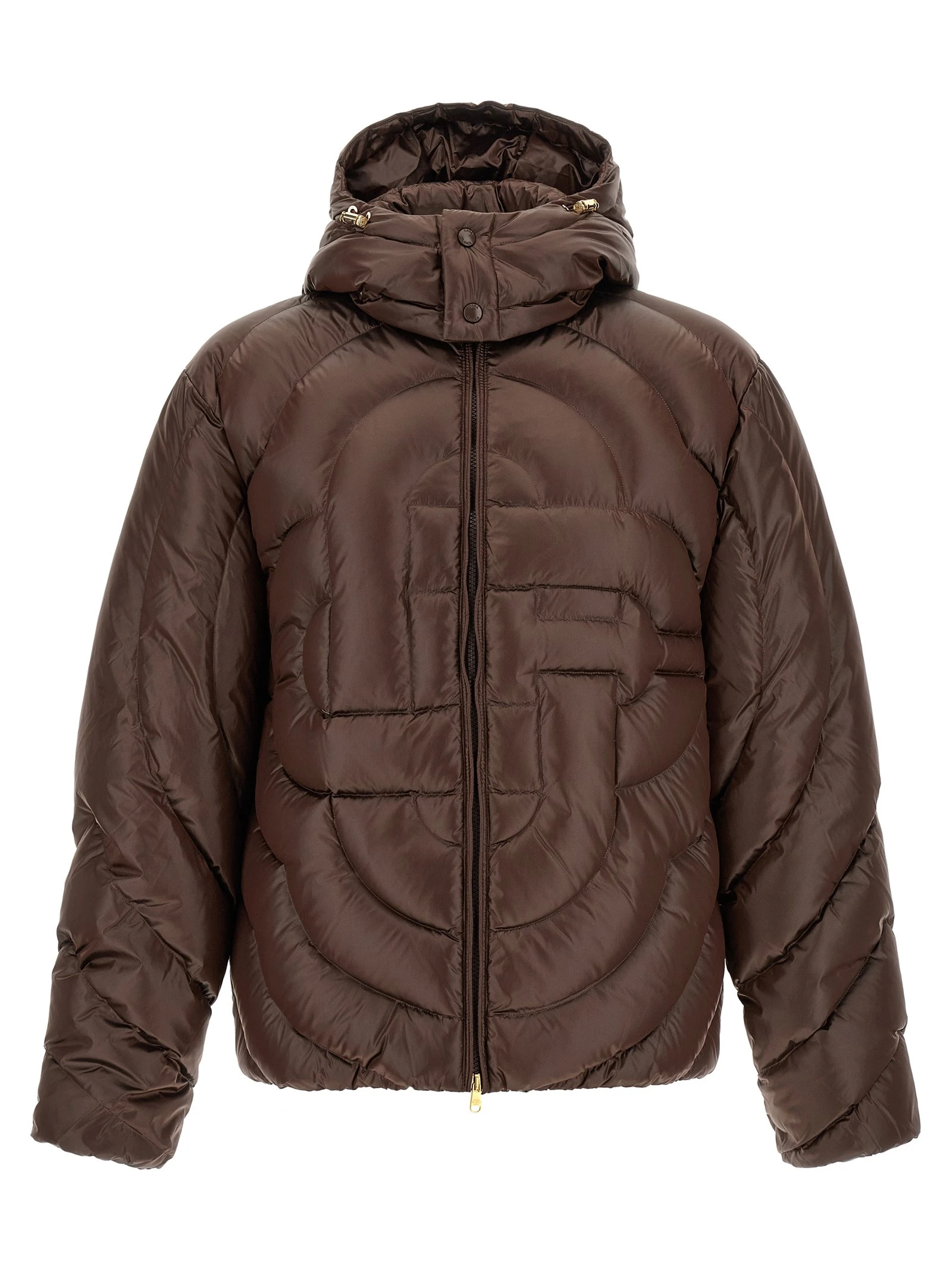 'Monogram' quilting down jacket