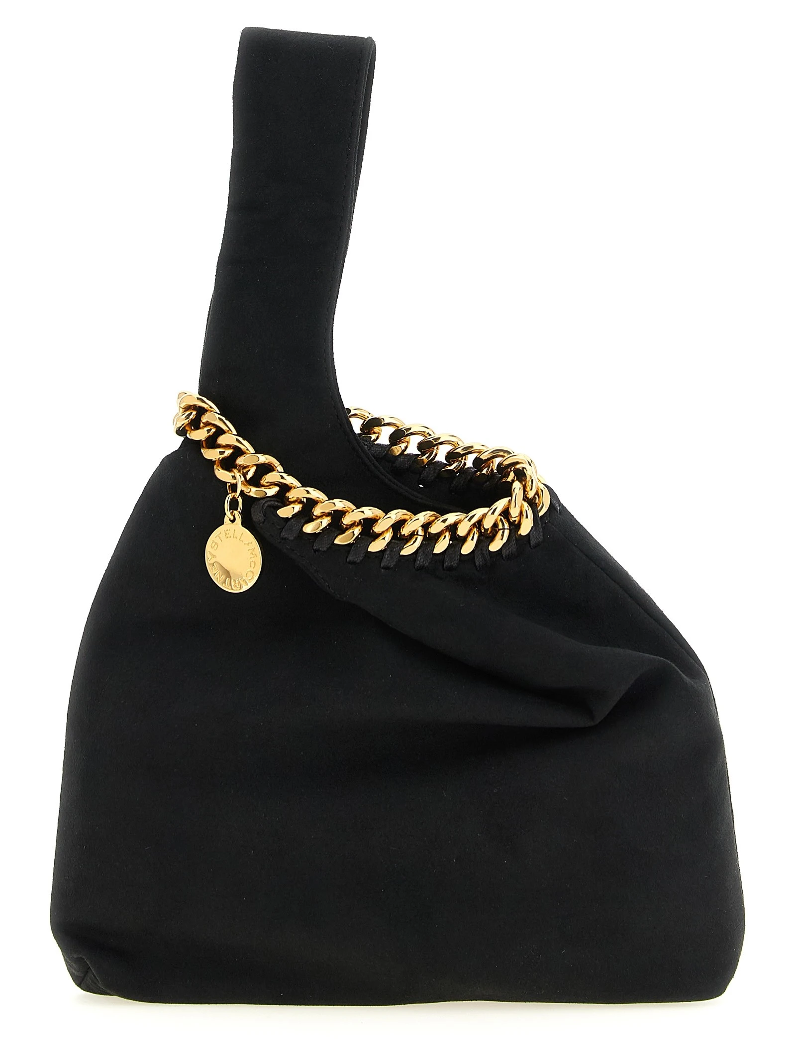 'Wristlet' suede handbag