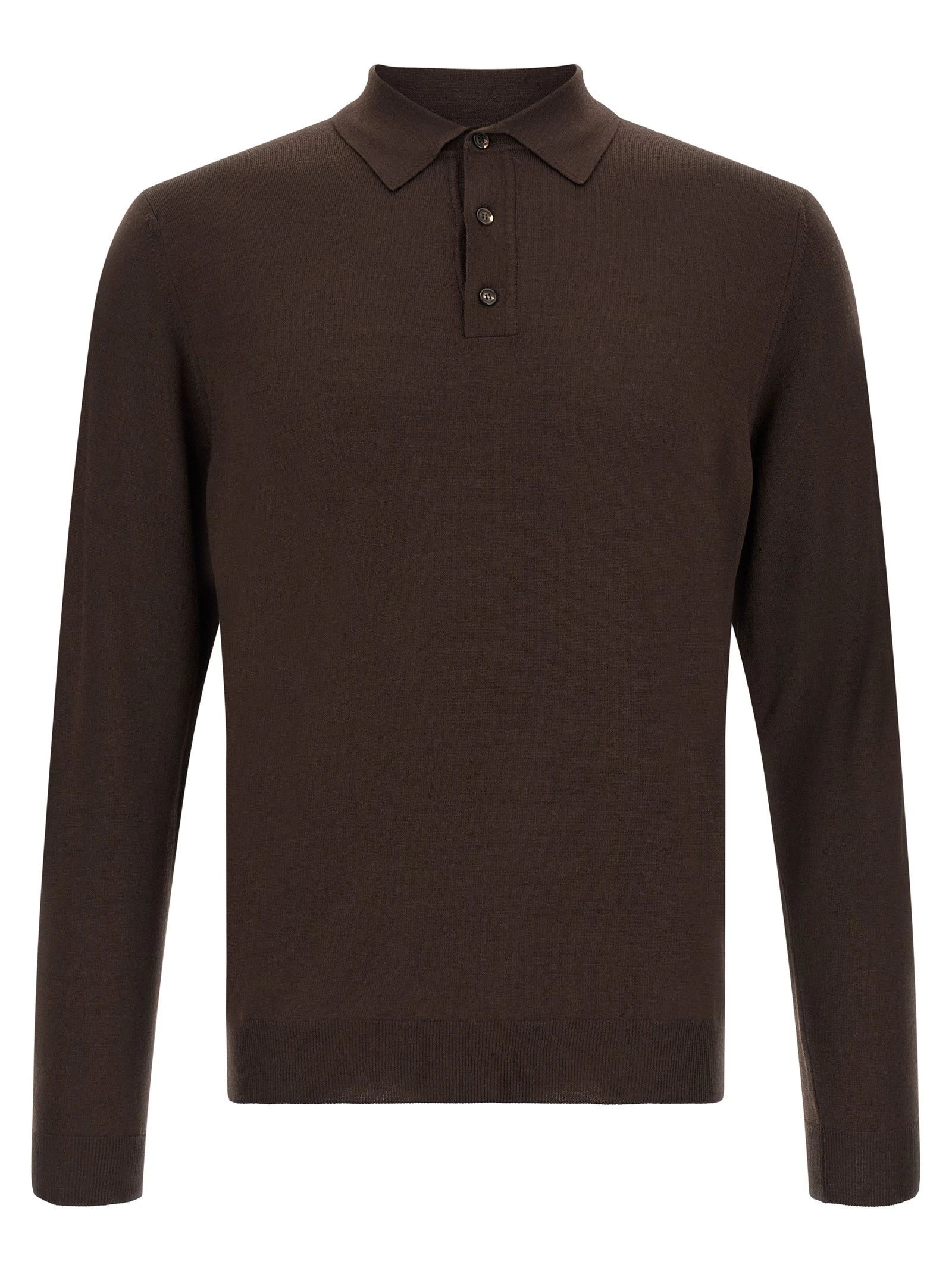 Long sleeve polo shirt