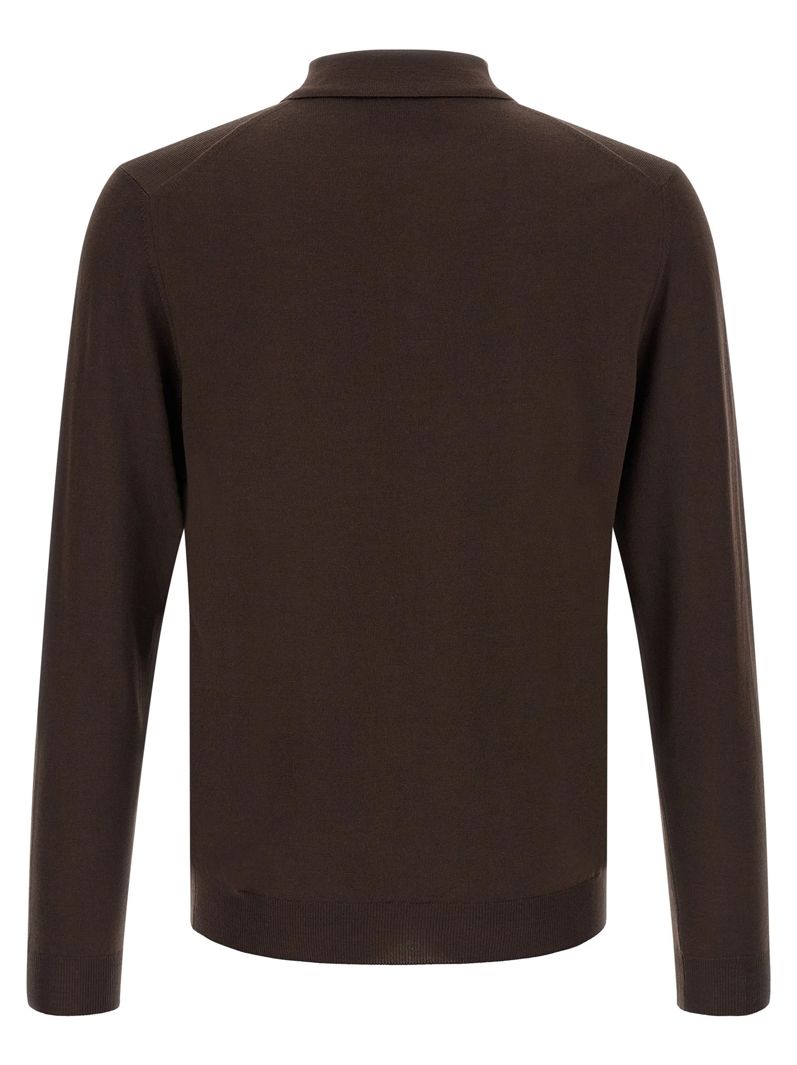 Long sleeve polo shirt