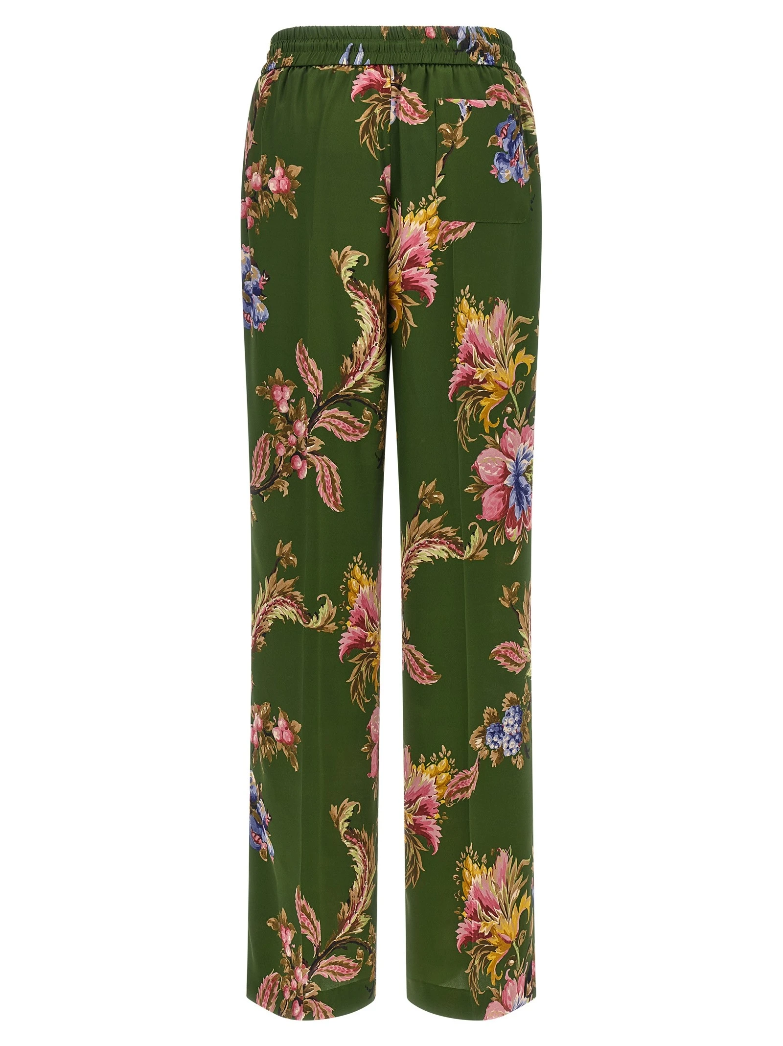 Floral print trousers