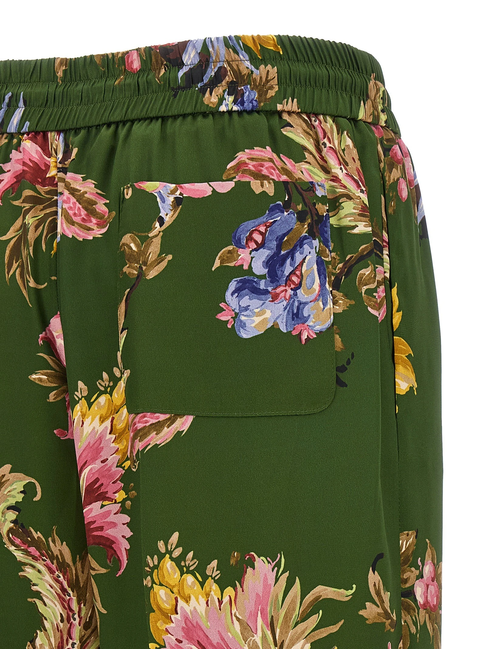 Floral print trousers
