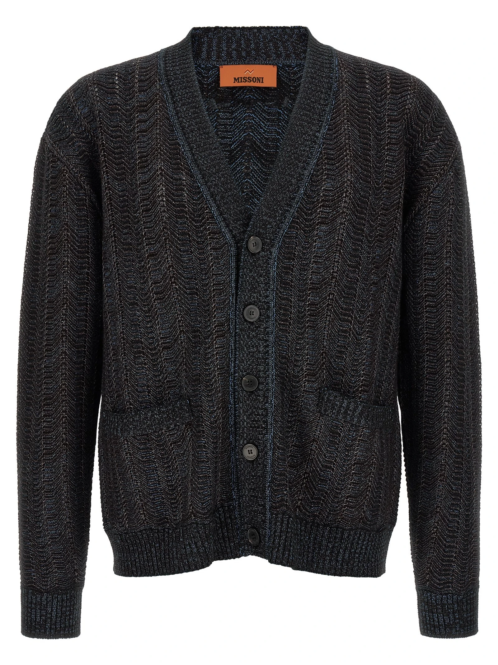Greek pattern cardigan