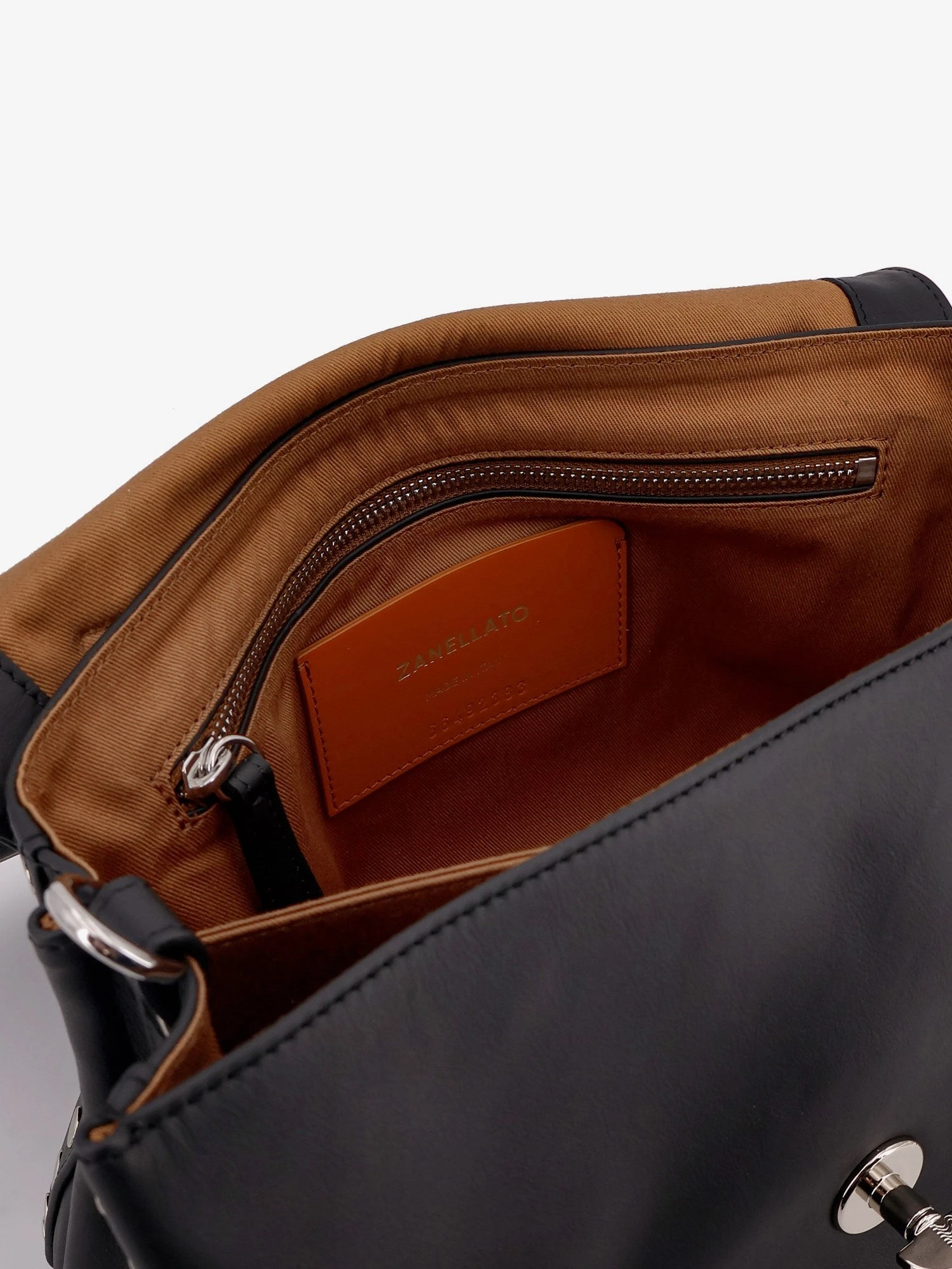 Postina S leather crossbody bag