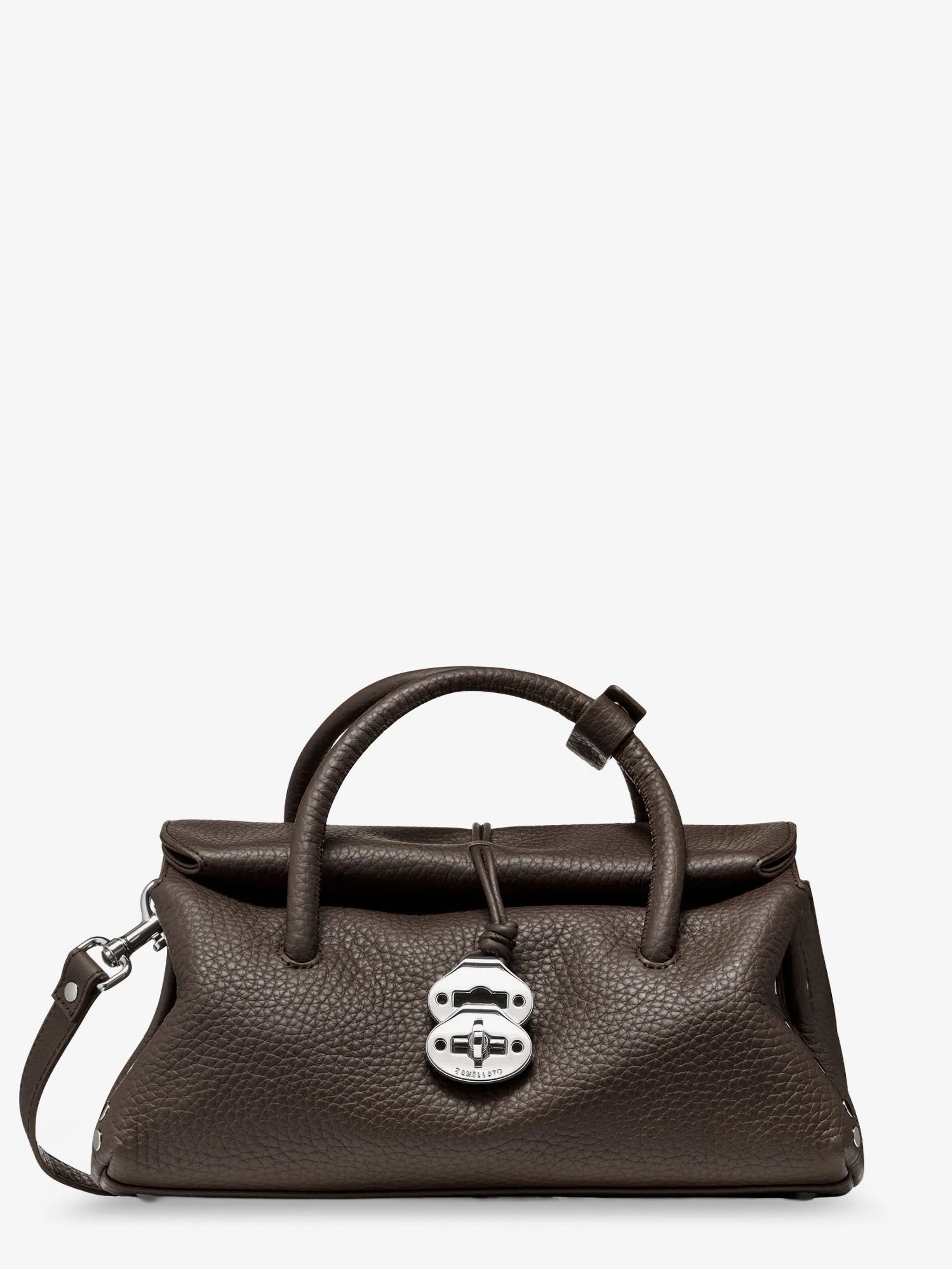 Dotta® Small Hammered Leather crossbody bag