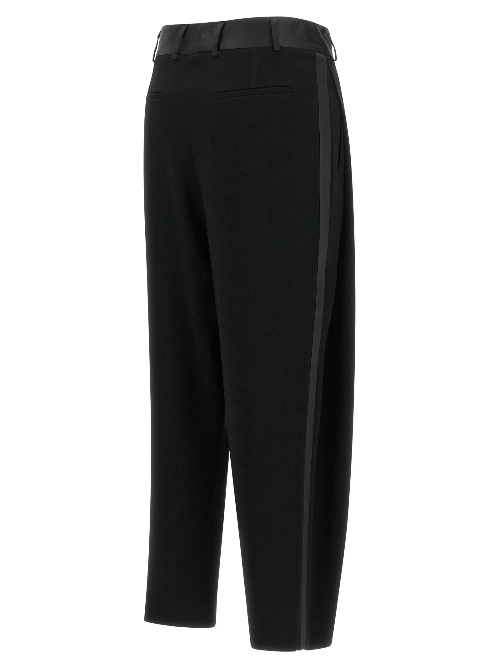 Asymmetrical panel pants