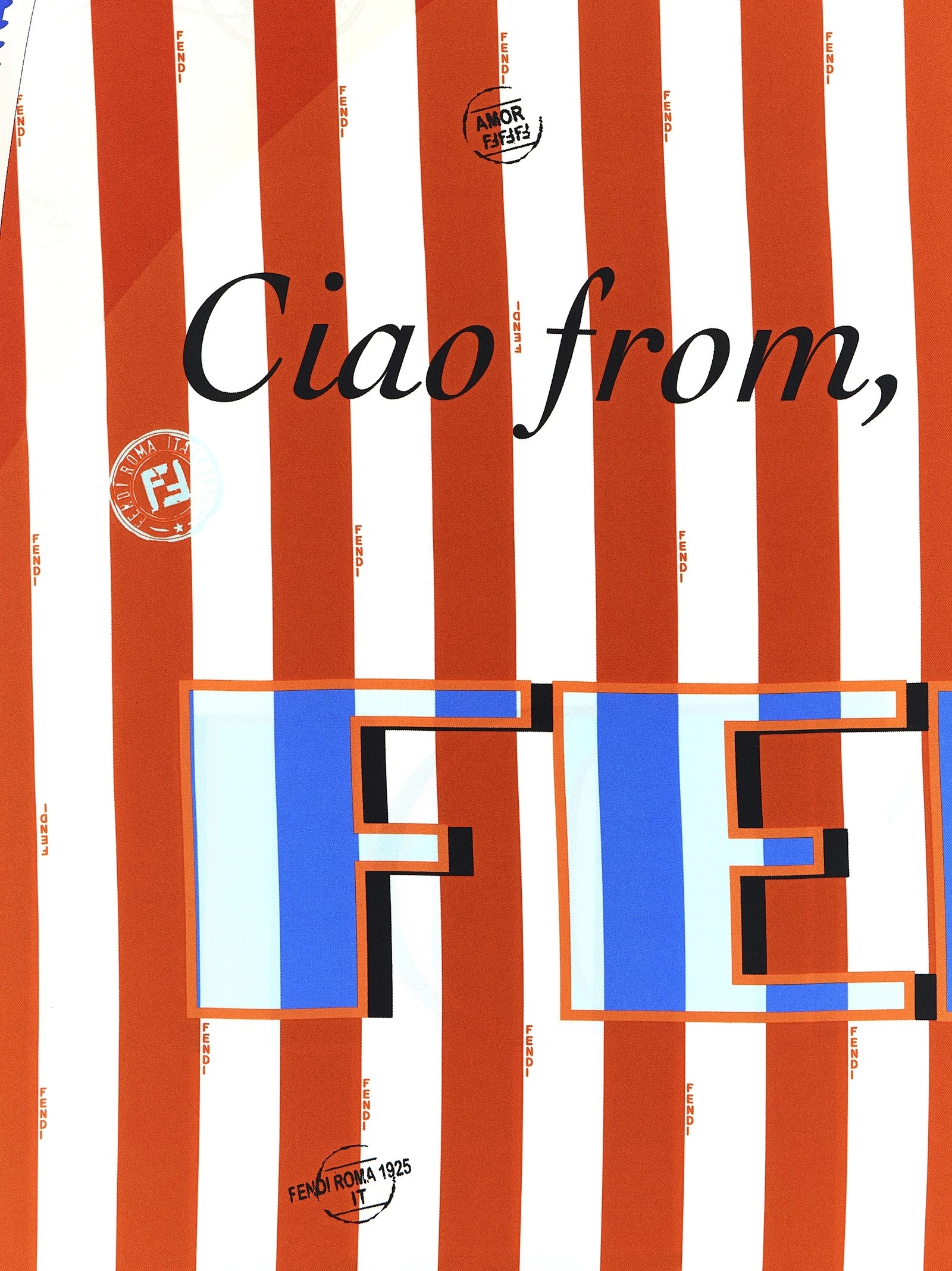 'Pequin' silk scarf