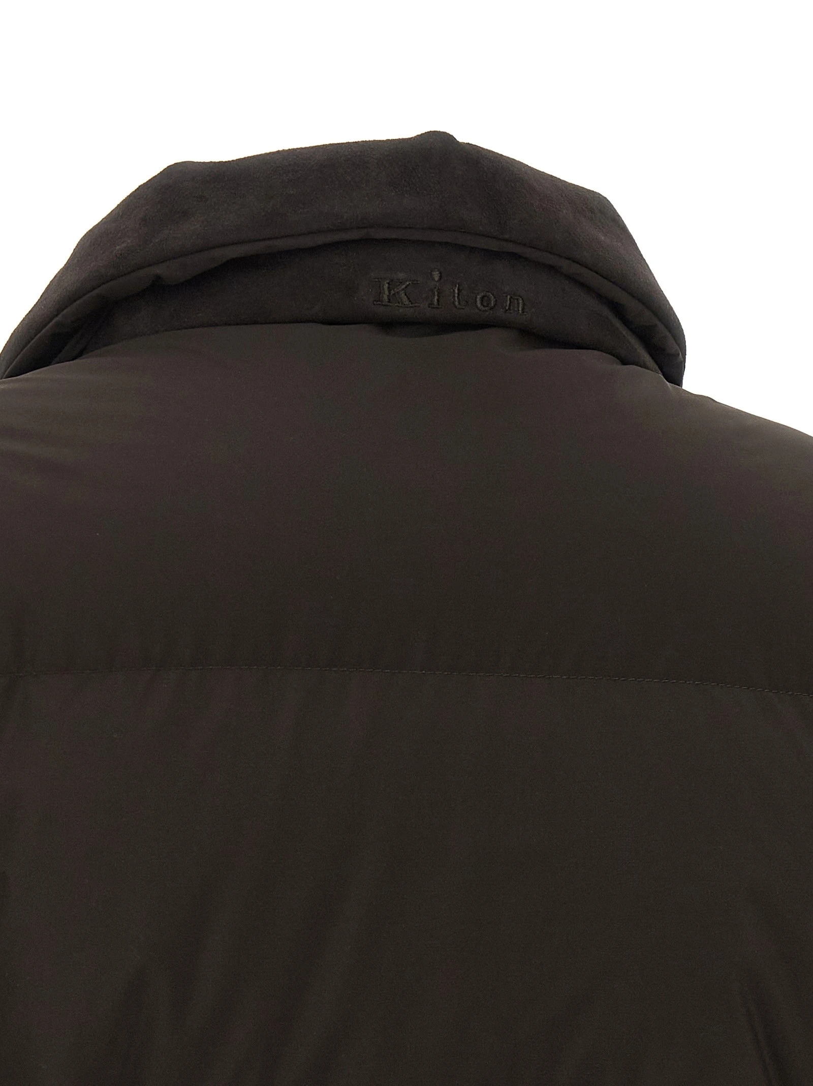 Drawstring down jacket