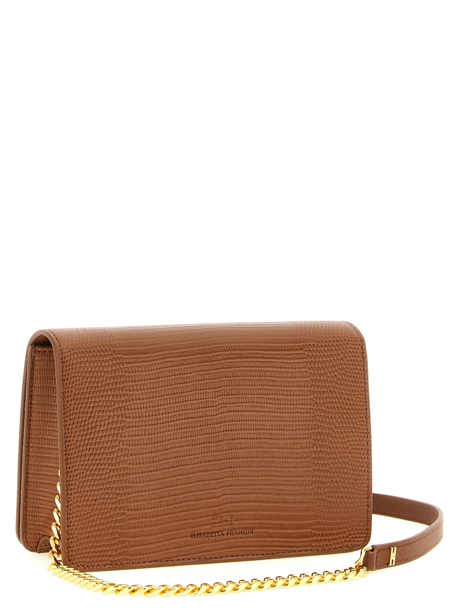 Lizard print crossbody bag