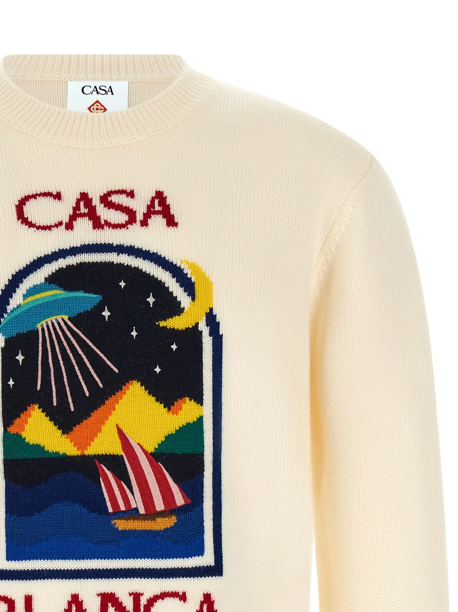 'Pyramid Abduction' sweater