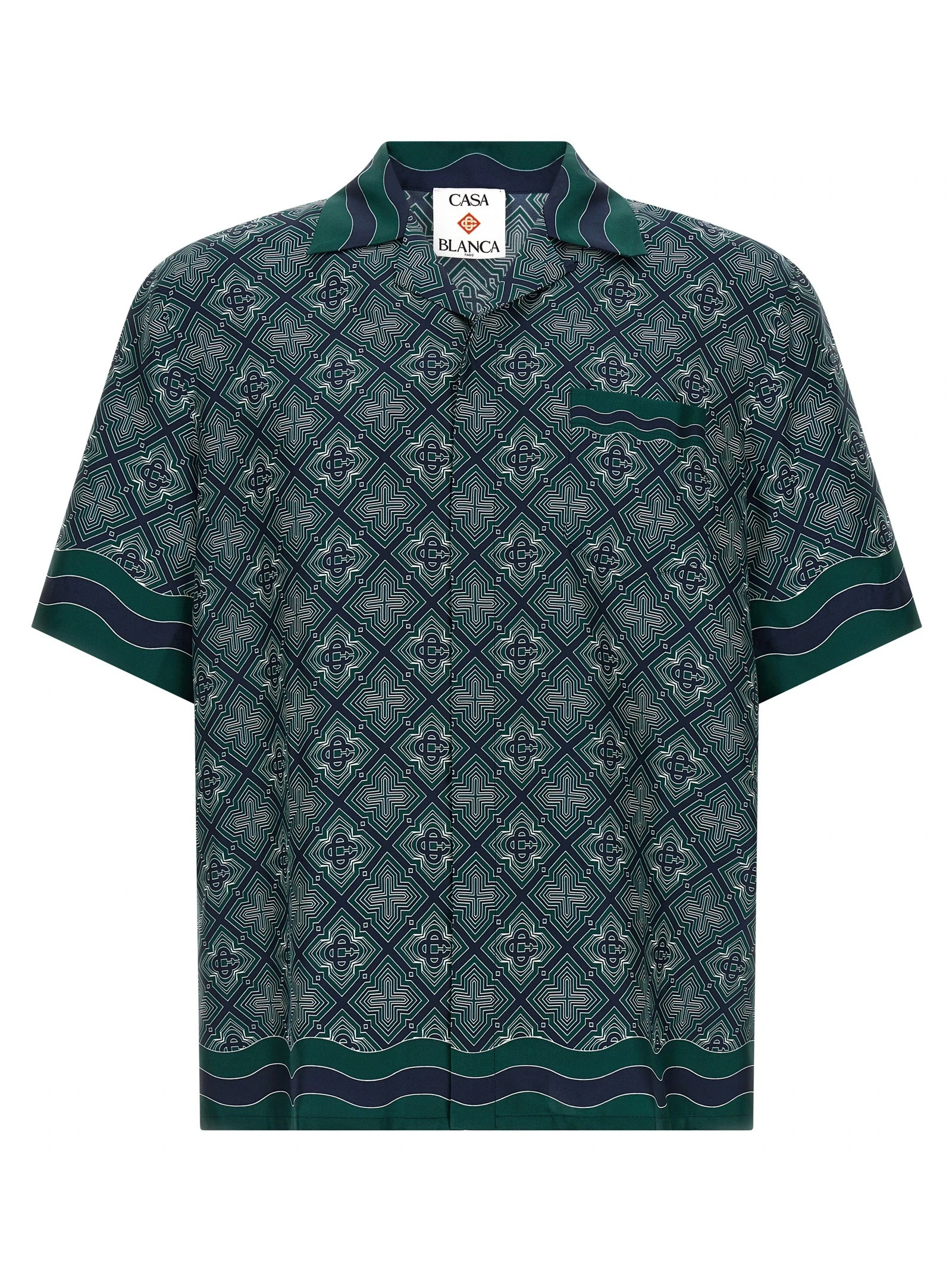 'Radiating Monogram' shirt