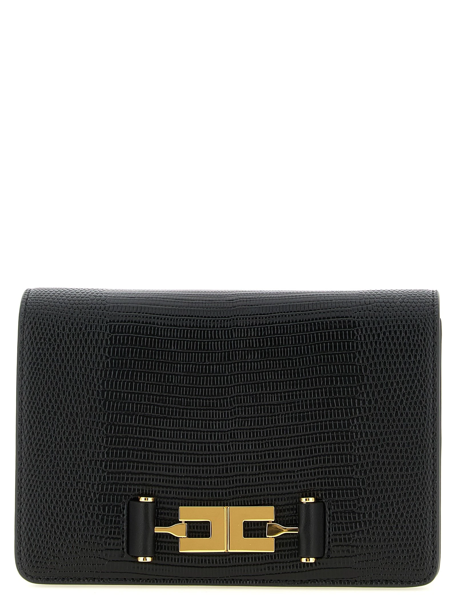 Lizard print crossbody bag