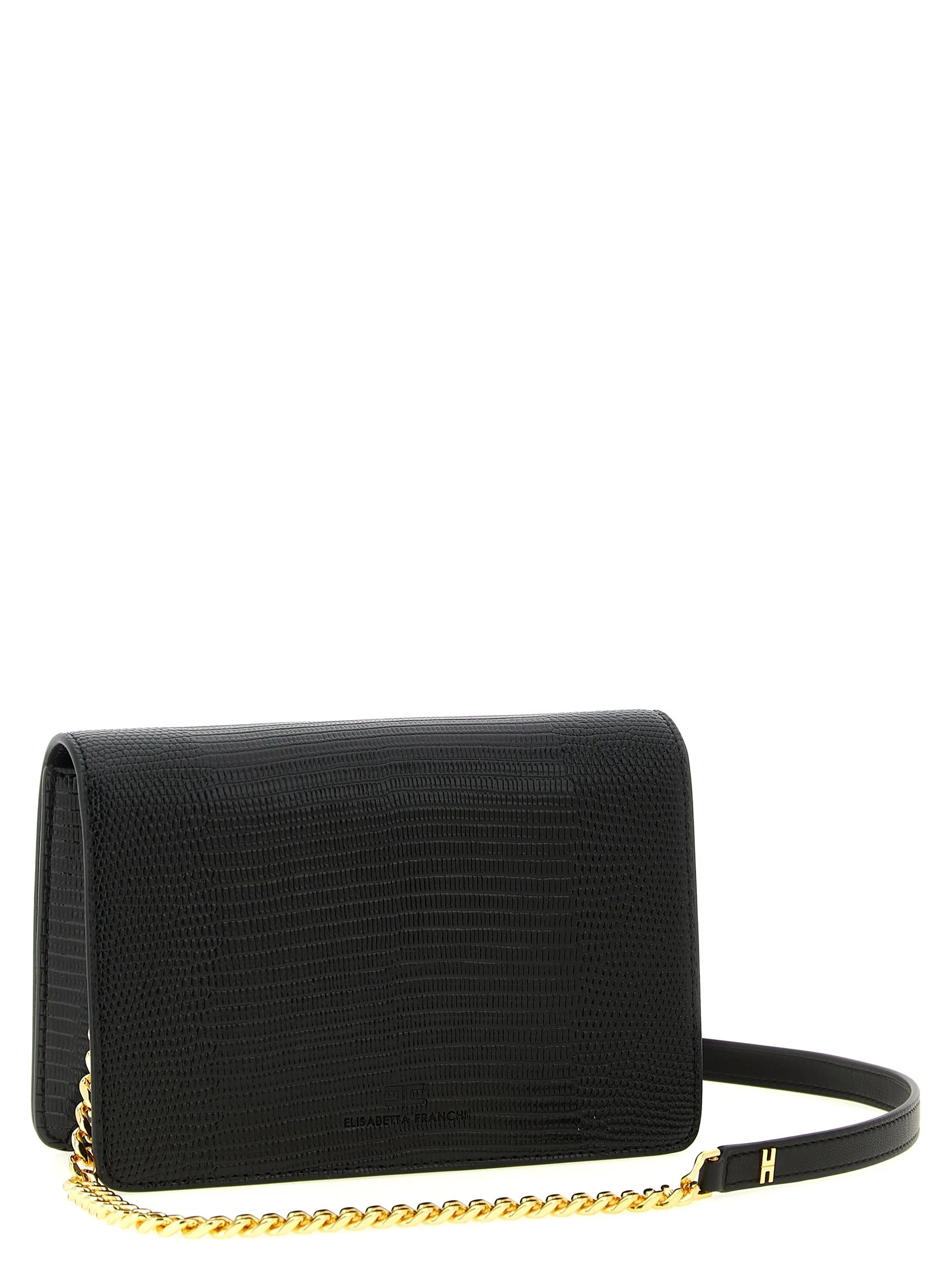 Lizard print crossbody bag