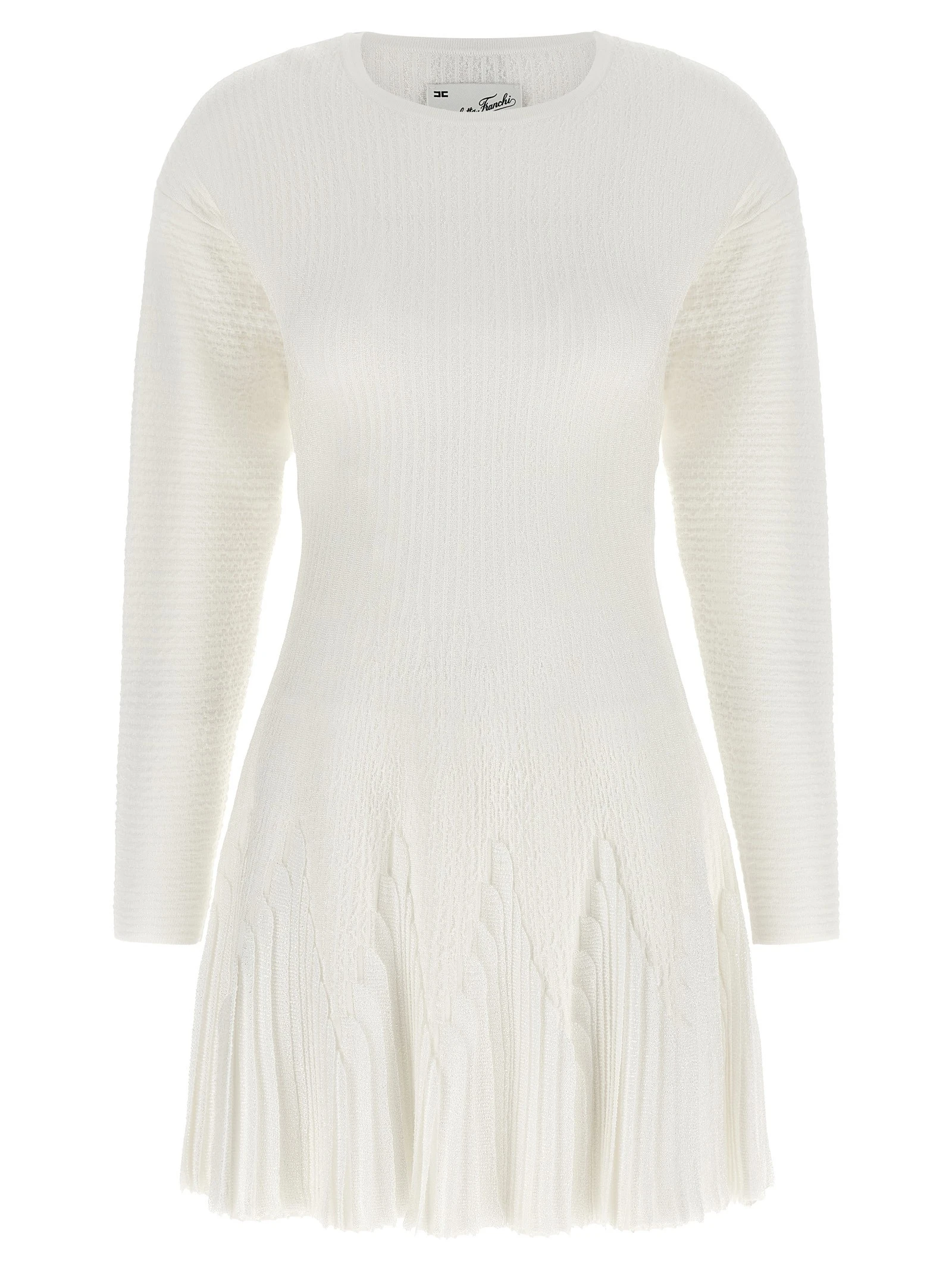 Knitted pleated dress
