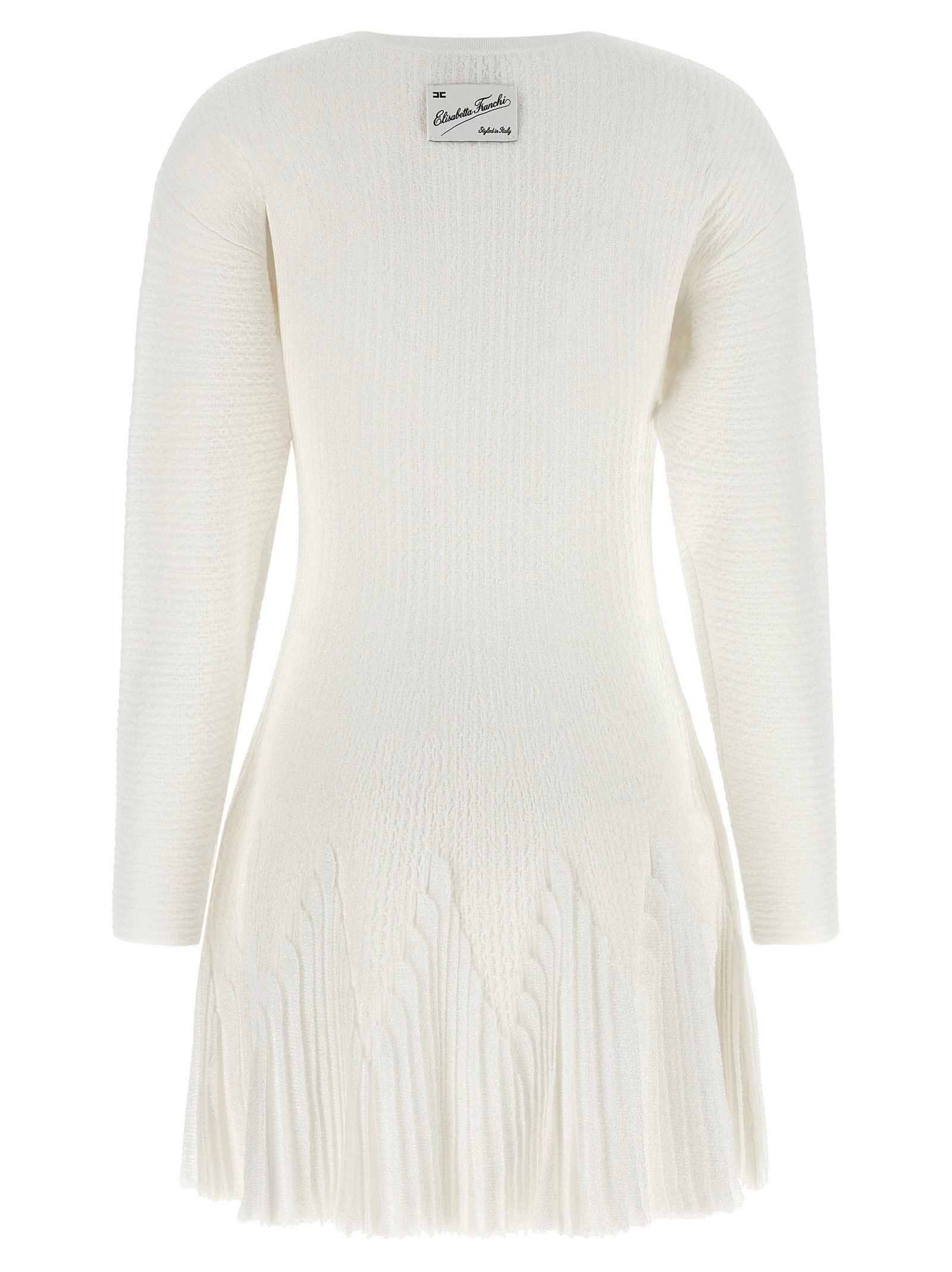 Knitted pleated dress
