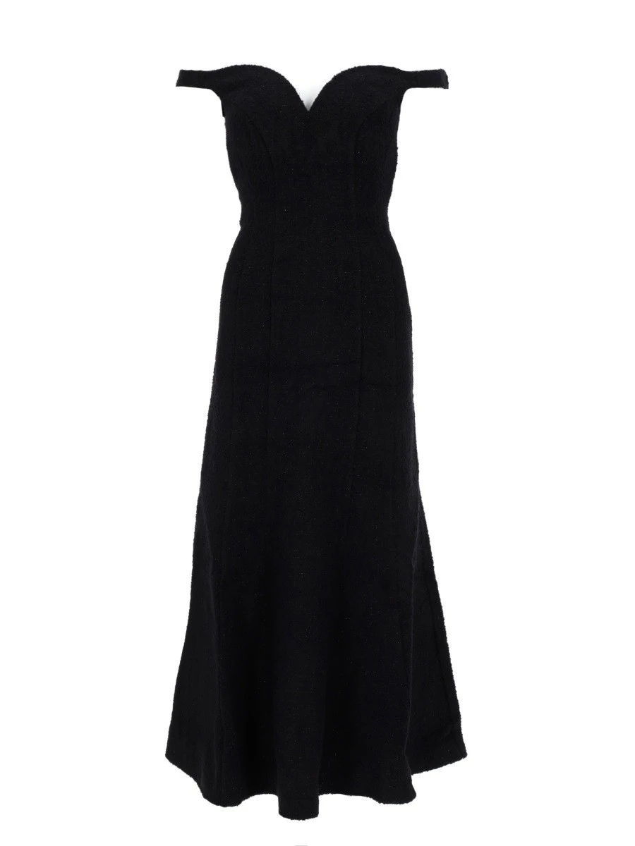 BOUCLE MIDI DRESS