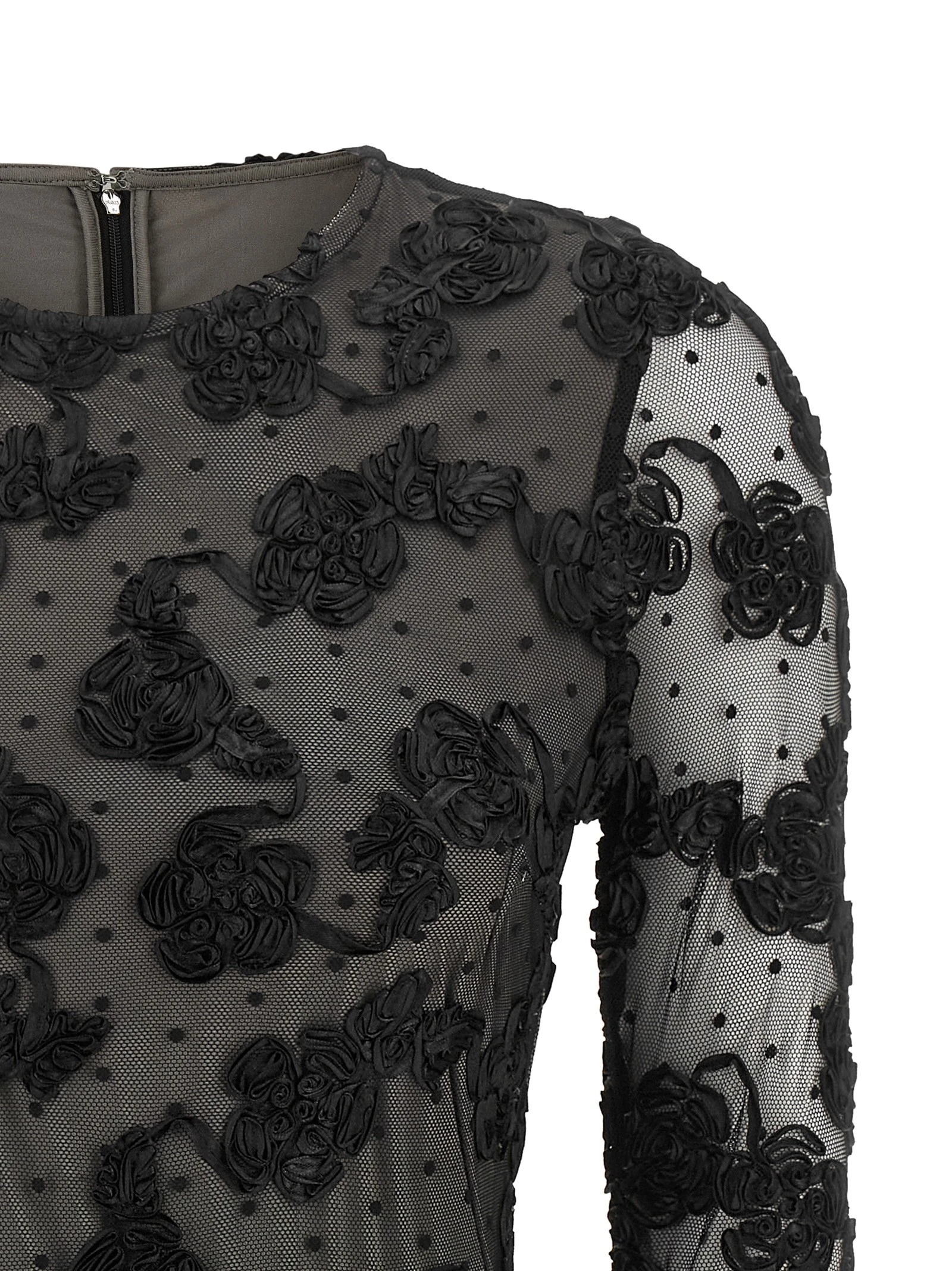 'Flower Mesh' dress
