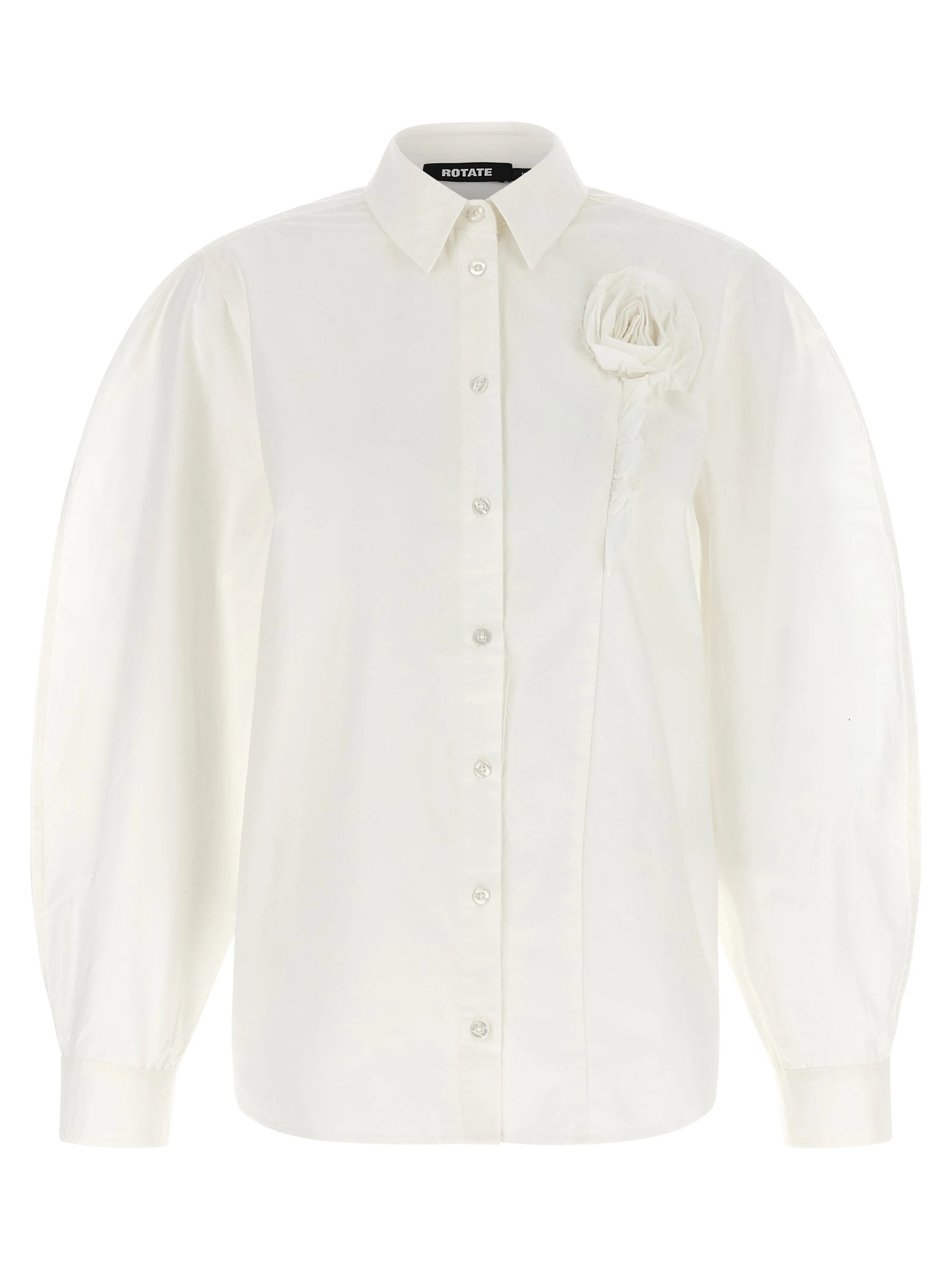 3D floral detail shirt